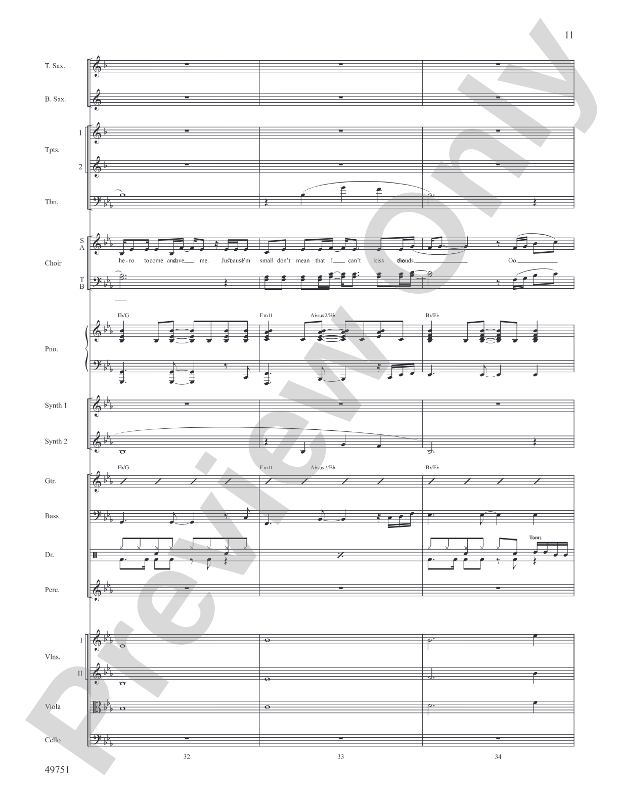 The Square Root of Possible: Score