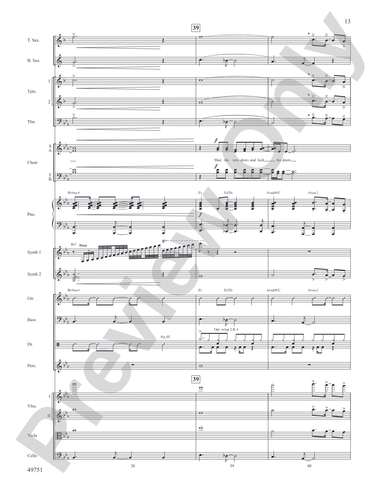 The Square Root of Possible: Score