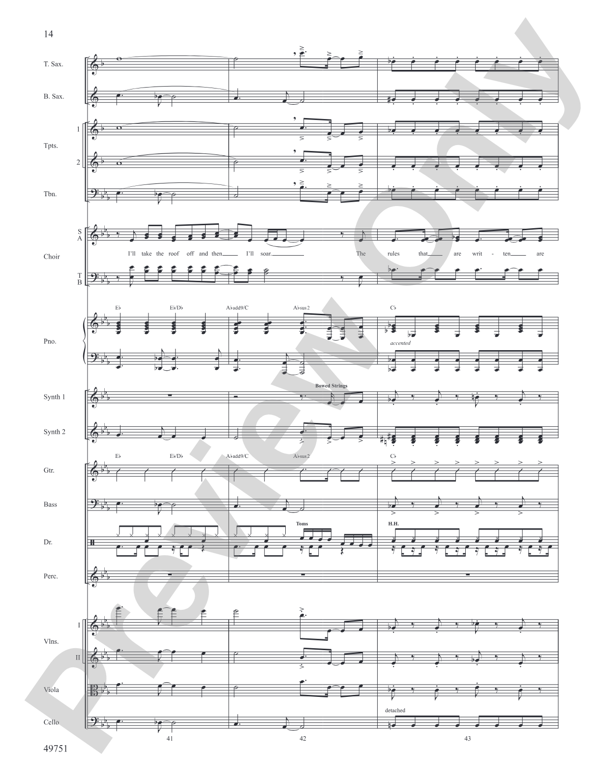 The Square Root of Possible: Score