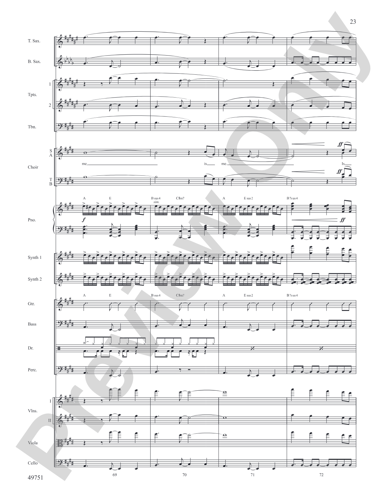 The Square Root of Possible: Score