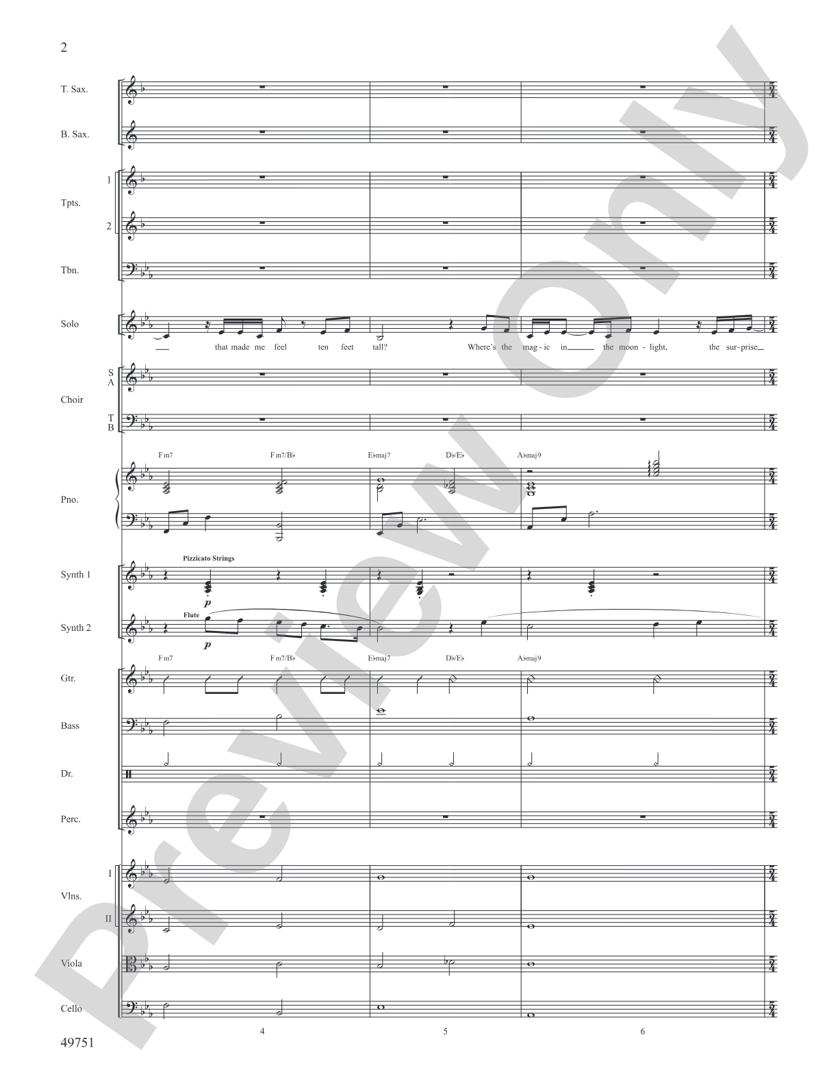 The Square Root of Possible: Score