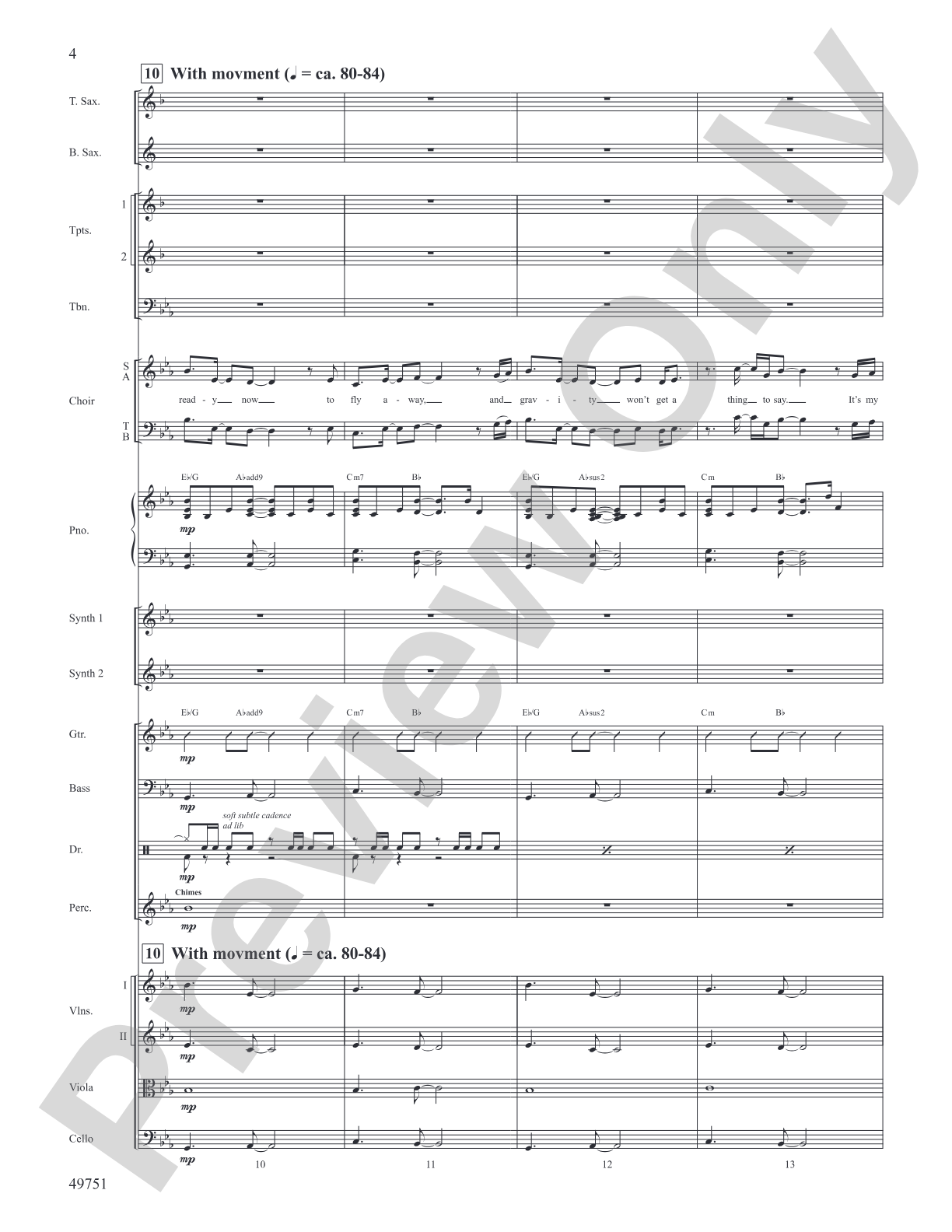 The Square Root of Possible: Score