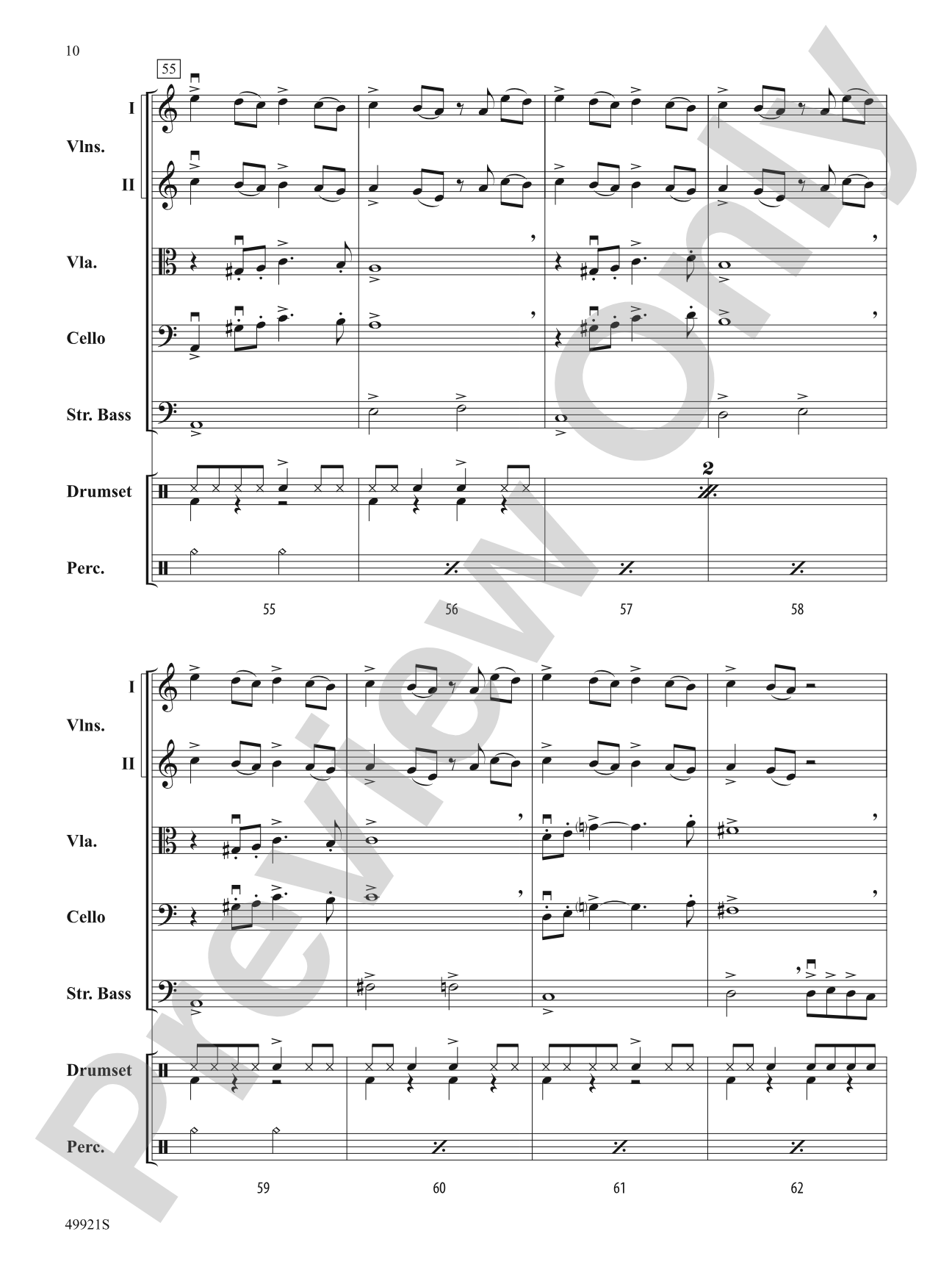 Black Adam: String Orchestra Conductor Score & Parts