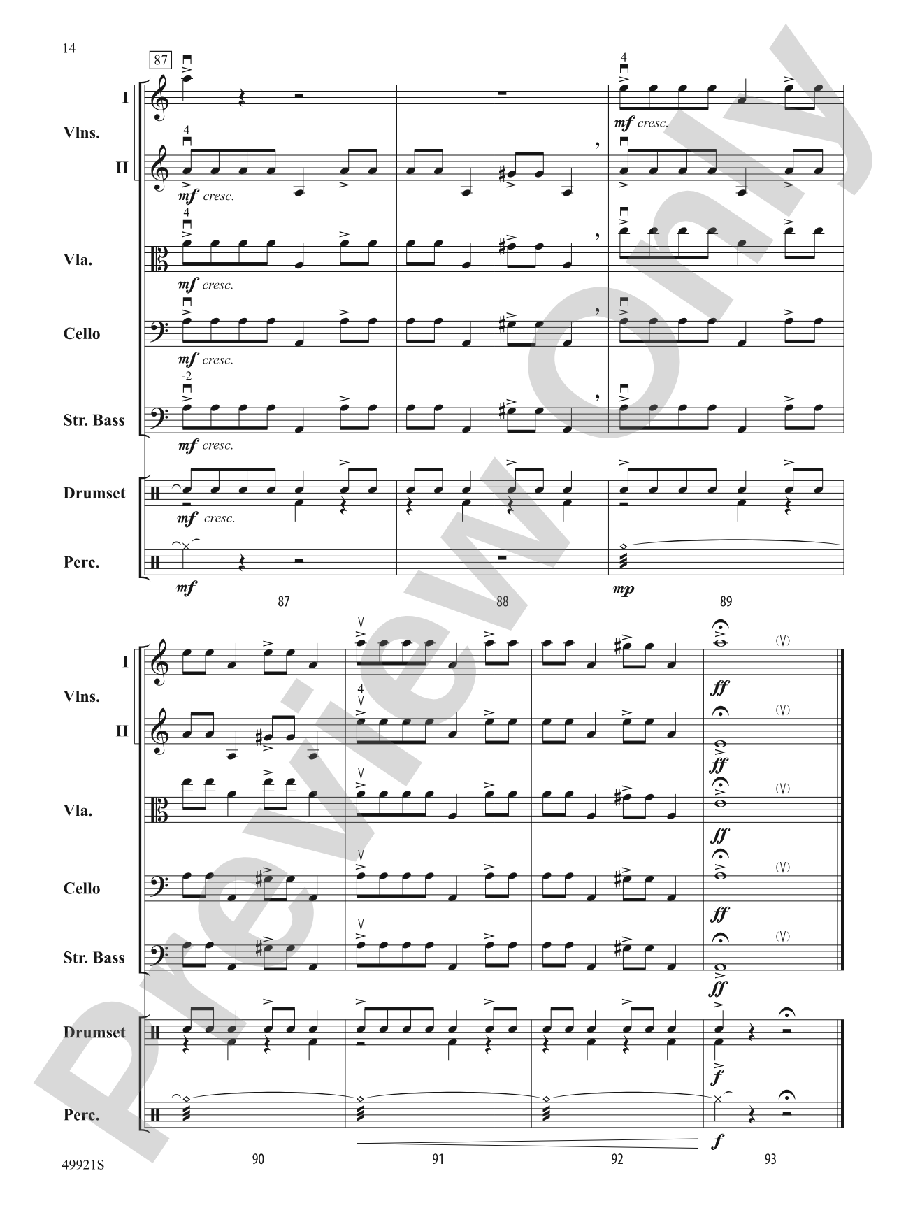 Black Adam: String Orchestra Conductor Score & Parts