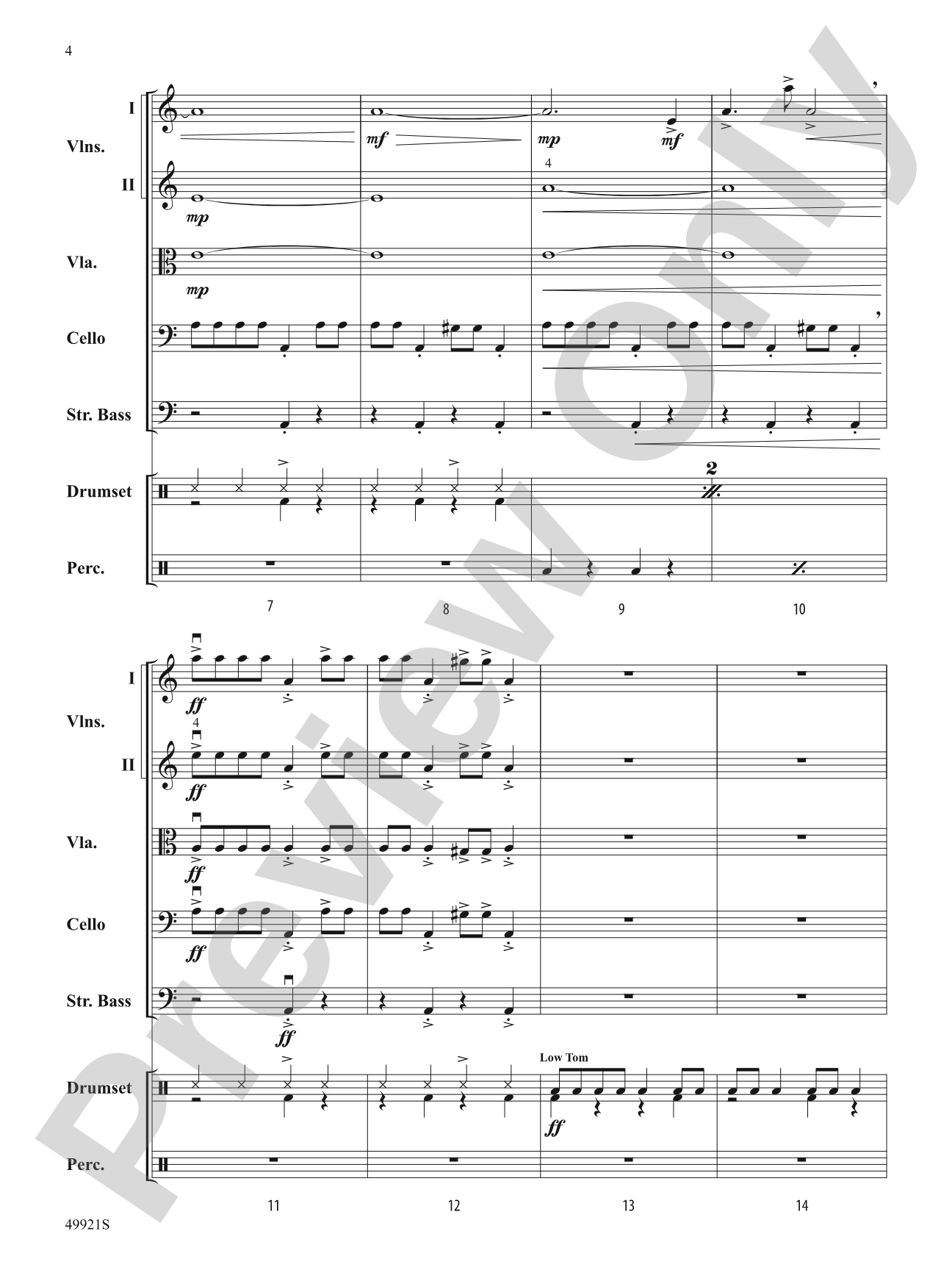 Black Adam: String Orchestra Conductor Score & Parts