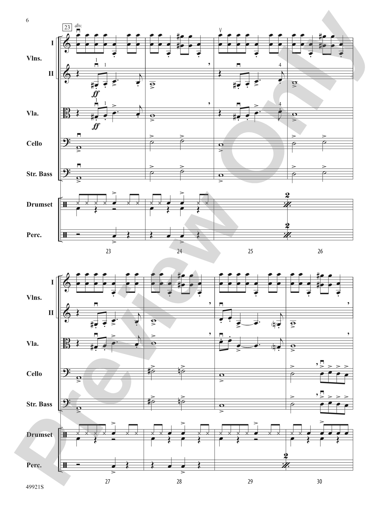 Black Adam: String Orchestra Conductor Score & Parts