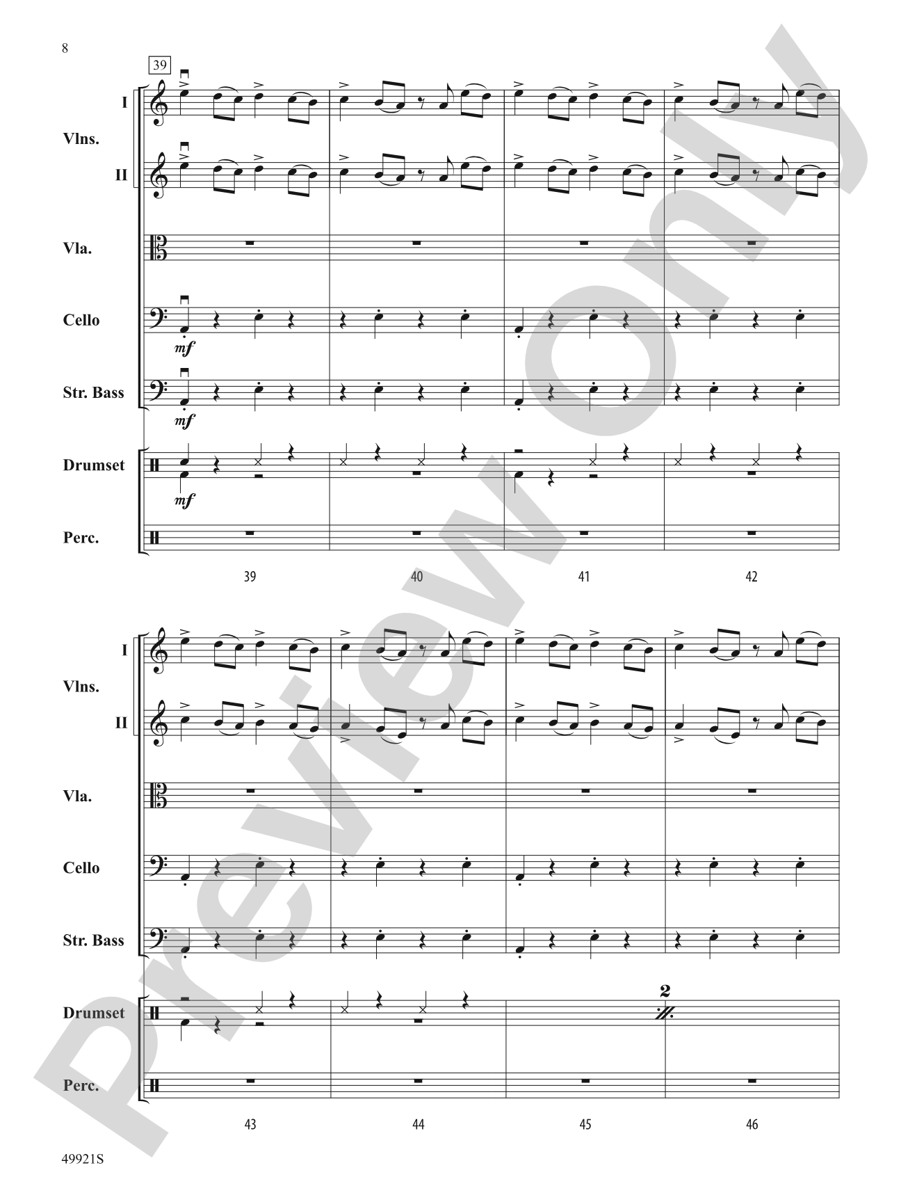 Black Adam: String Orchestra Conductor Score & Parts