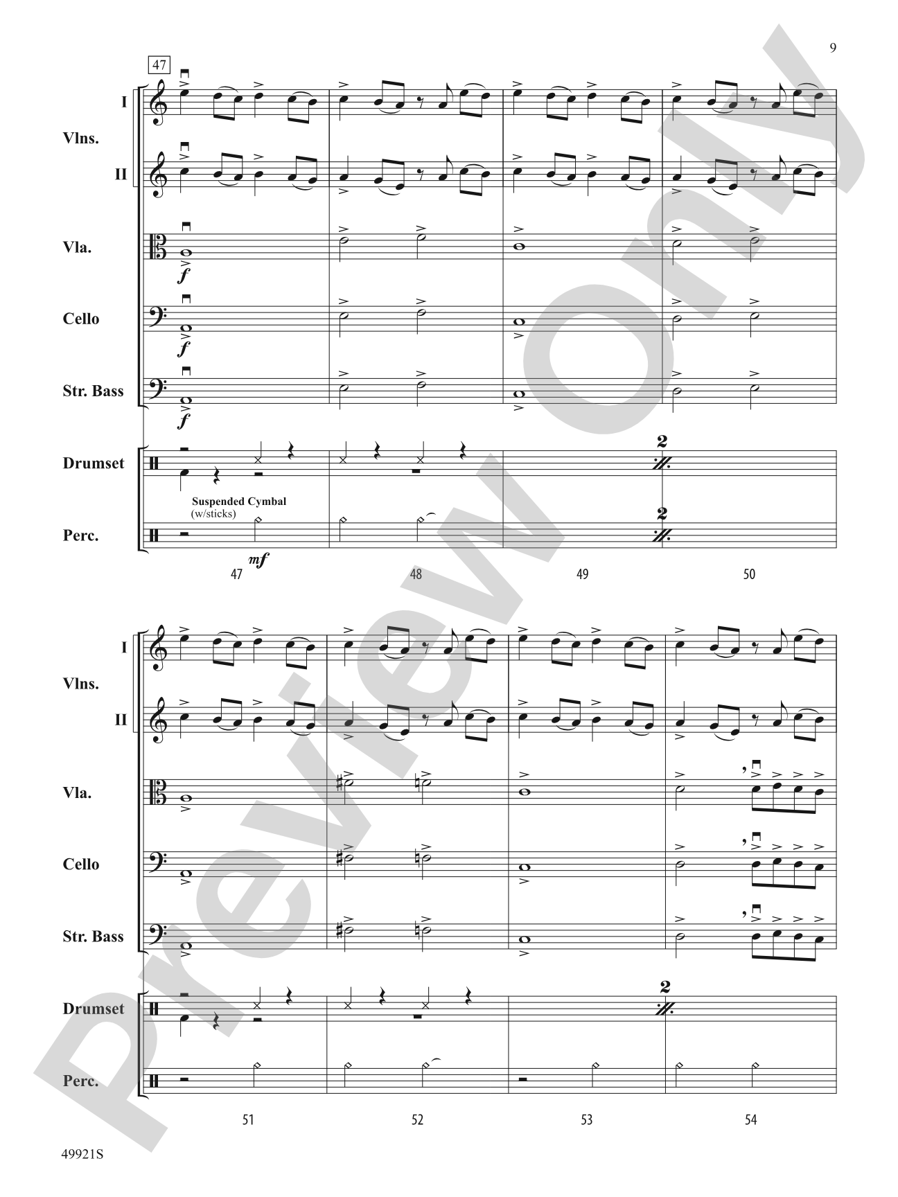 Black Adam: String Orchestra Conductor Score & Parts