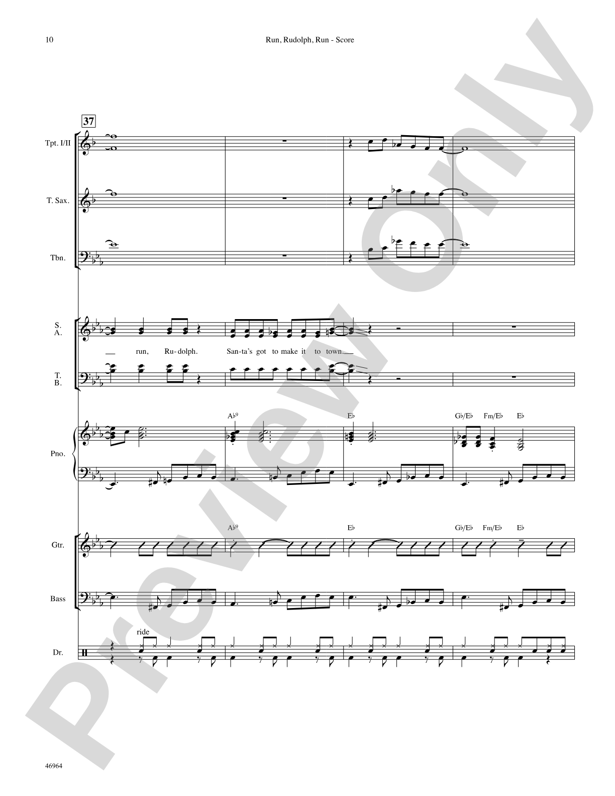 Run, Rudolph, Run: Choral SoundPax