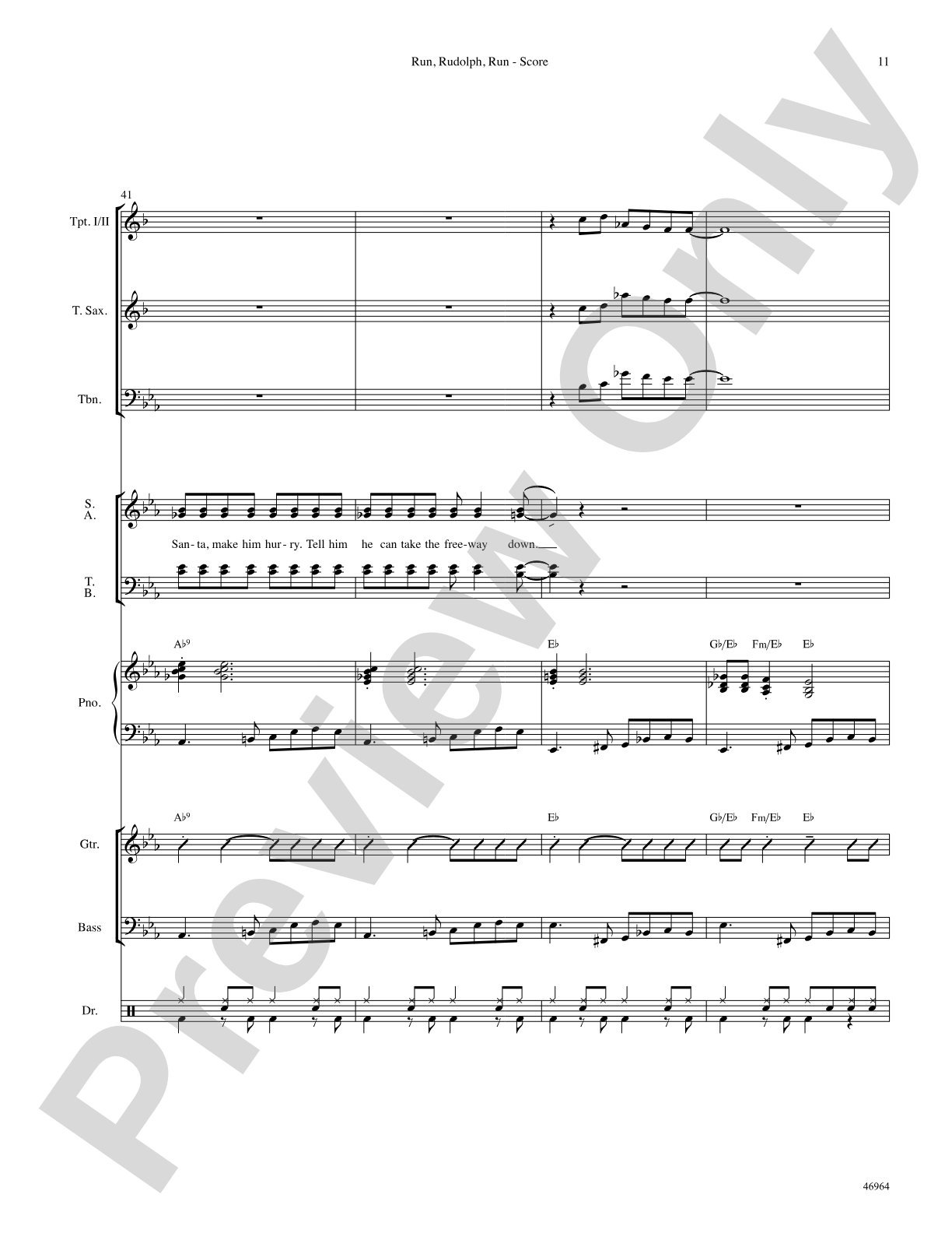 Run, Rudolph, Run: Choral SoundPax