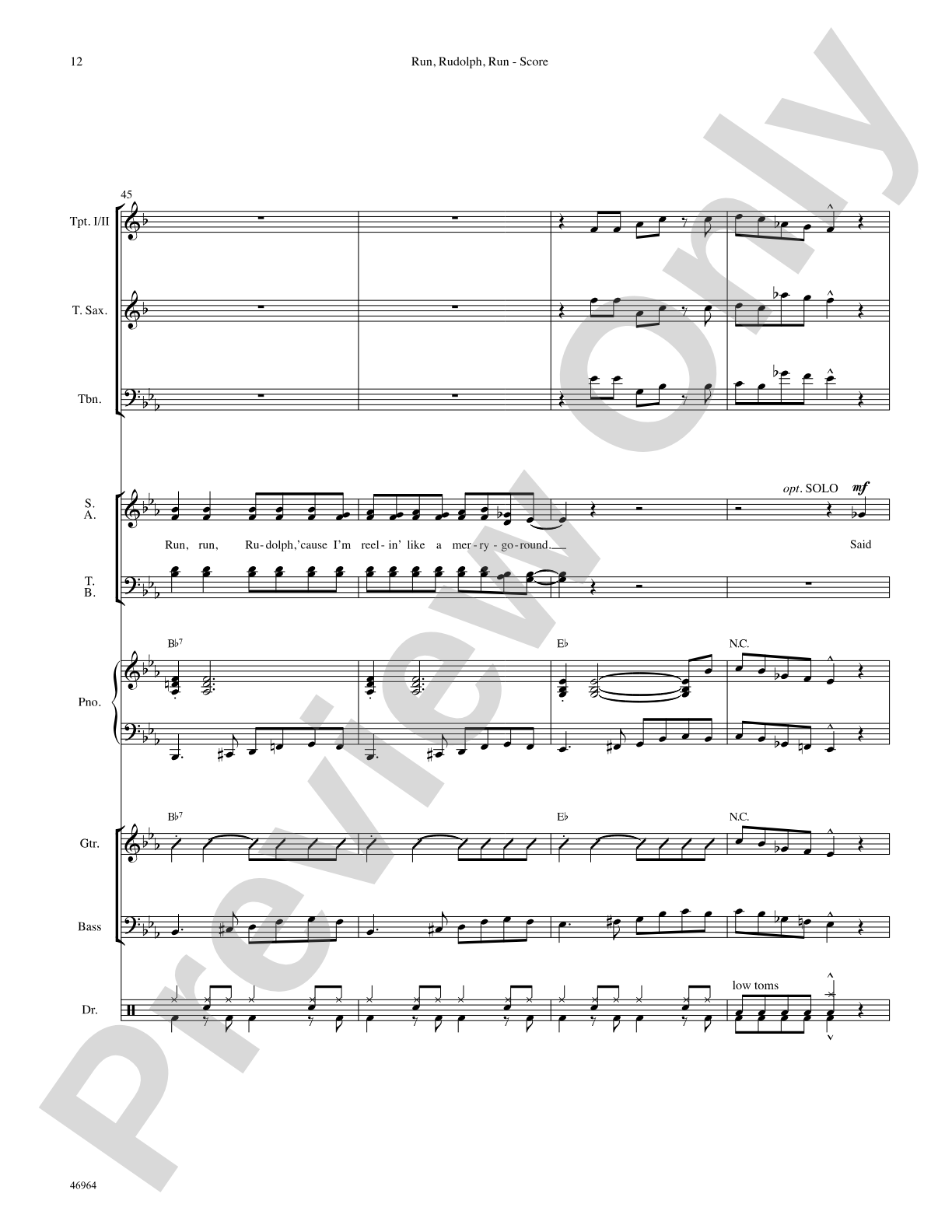 Run, Rudolph, Run: Choral SoundPax