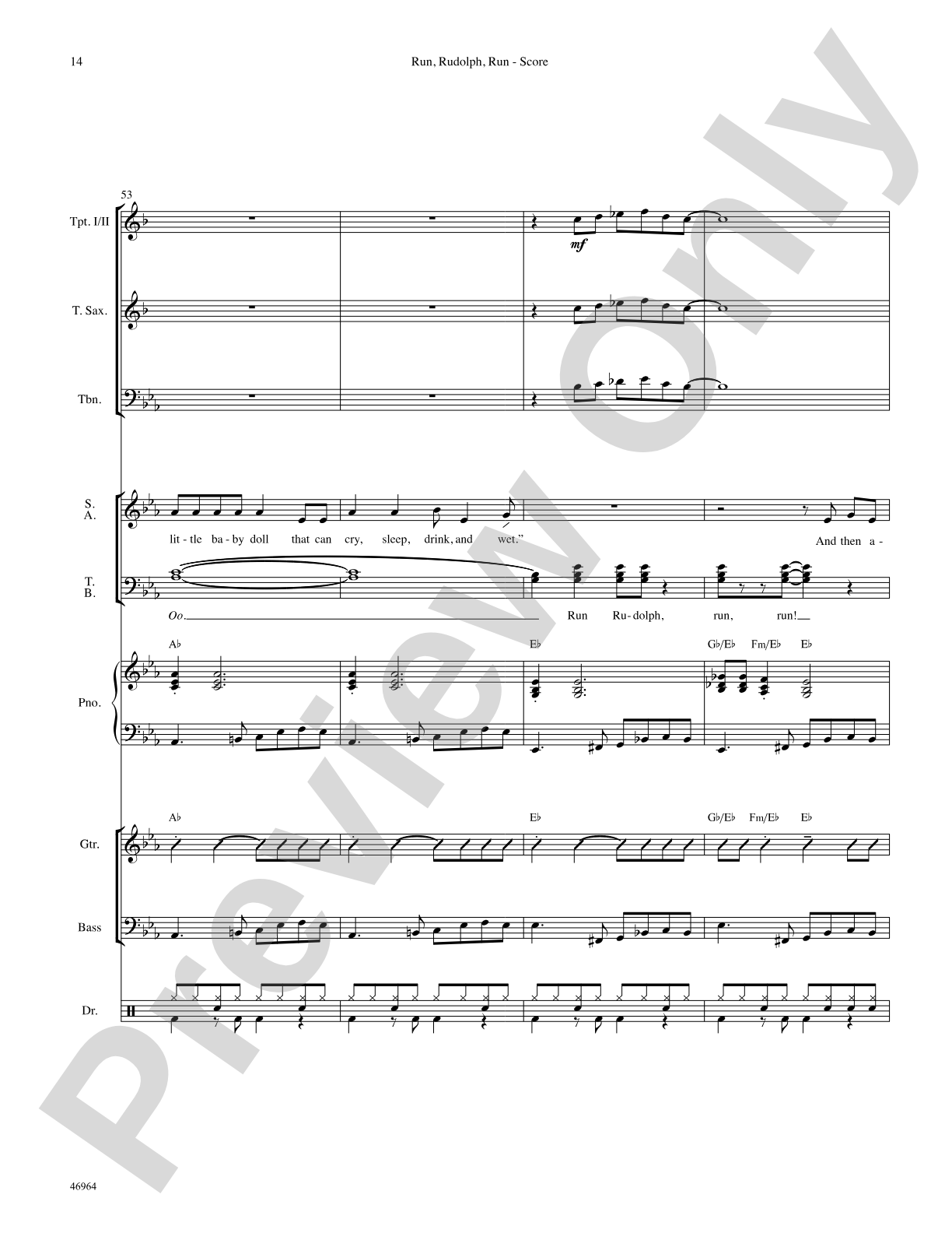 Run, Rudolph, Run: Choral SoundPax