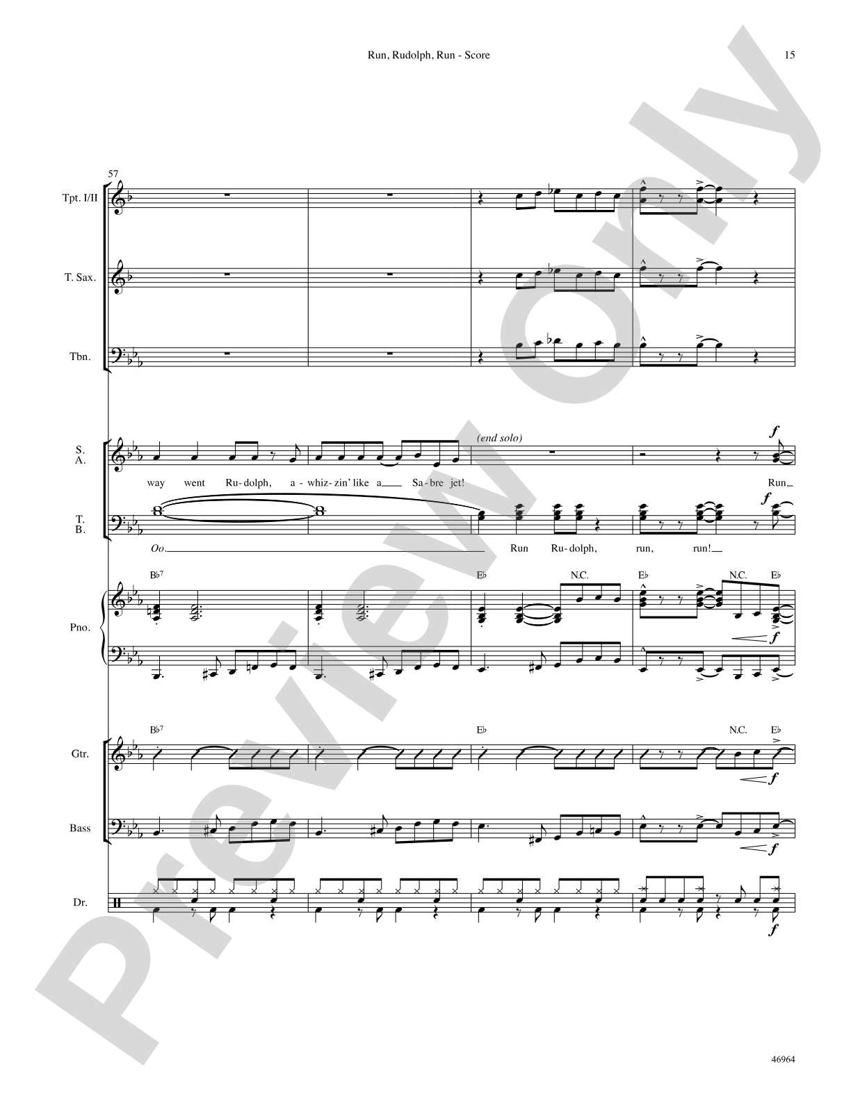Run, Rudolph, Run: Choral SoundPax