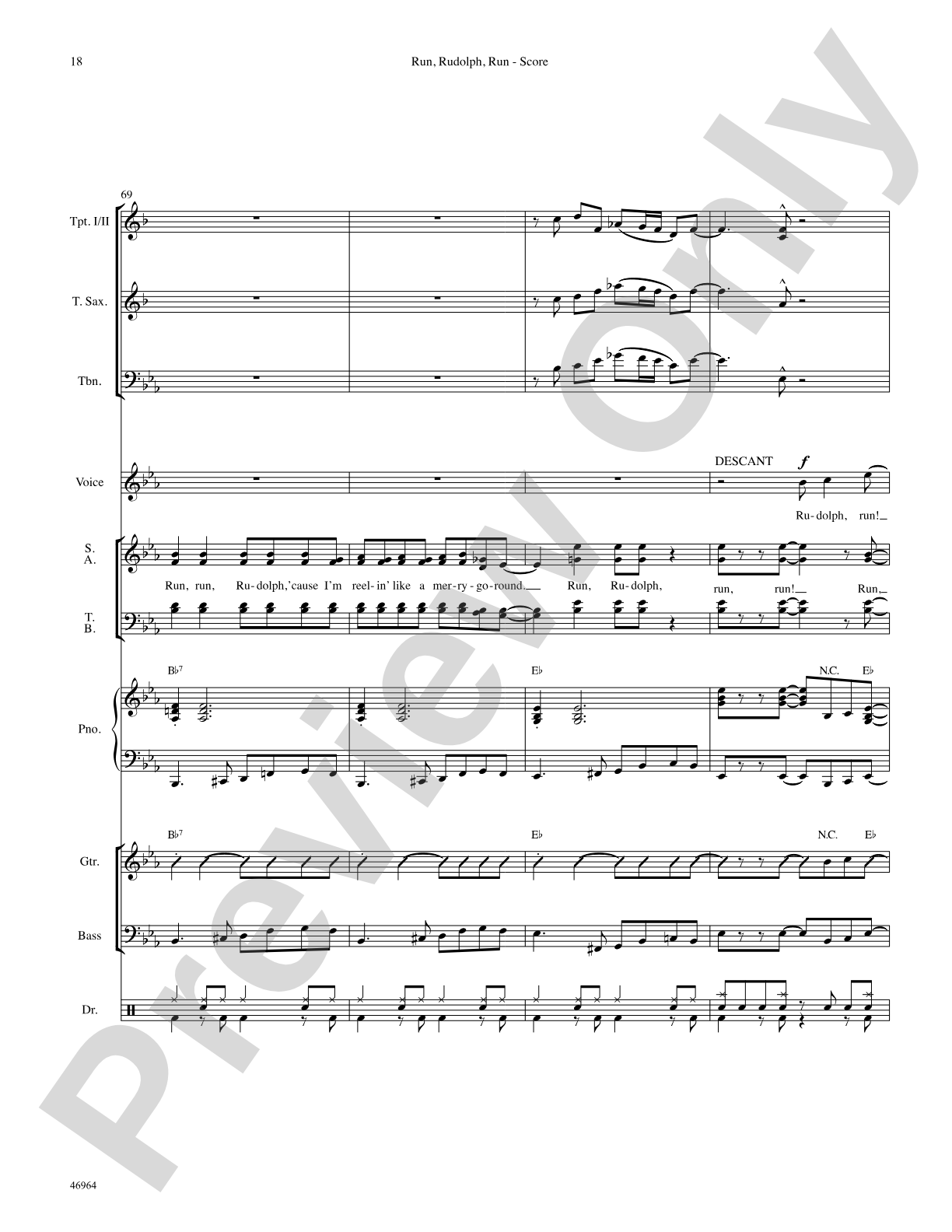 Run, Rudolph, Run: Choral SoundPax