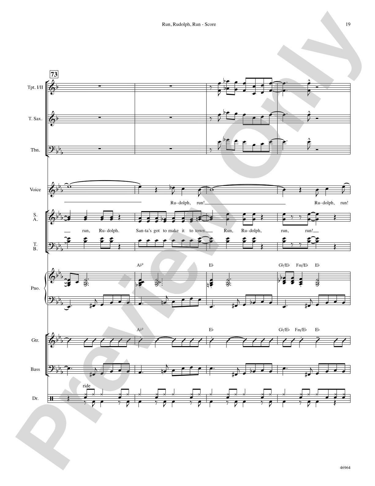 Run, Rudolph, Run: Choral SoundPax