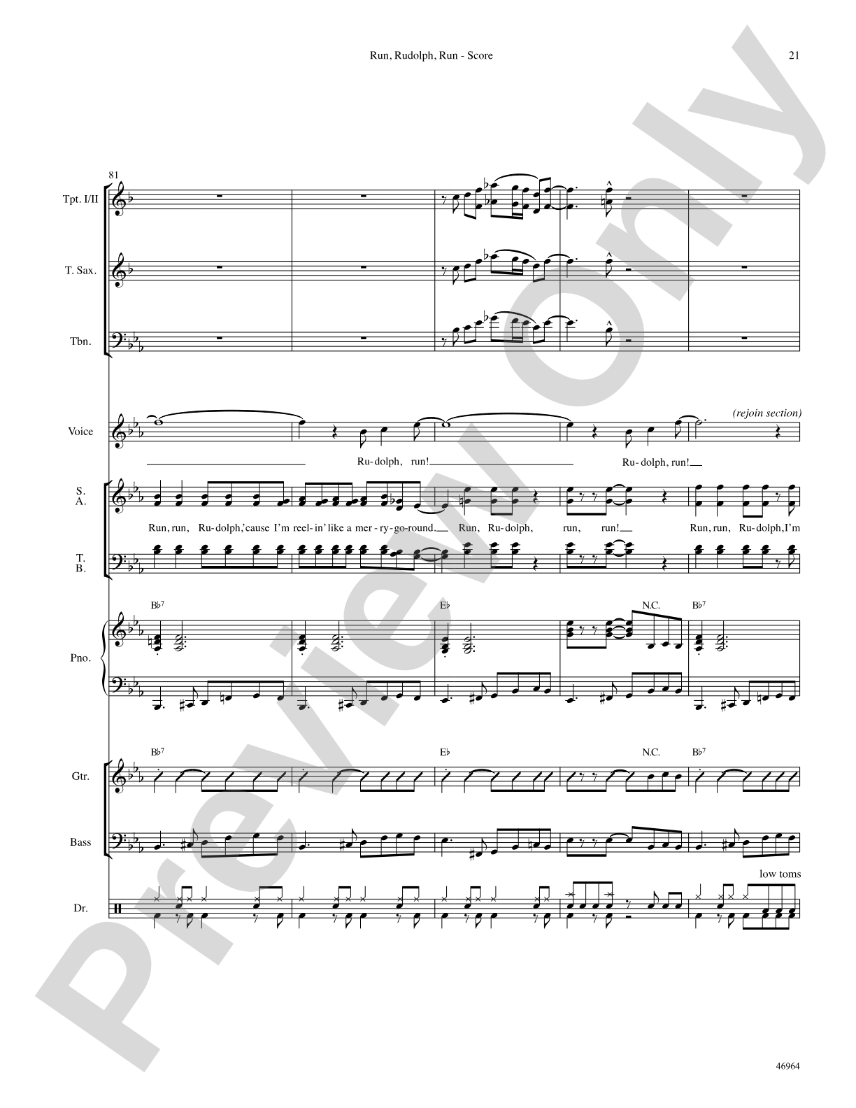 Run, Rudolph, Run: Choral SoundPax