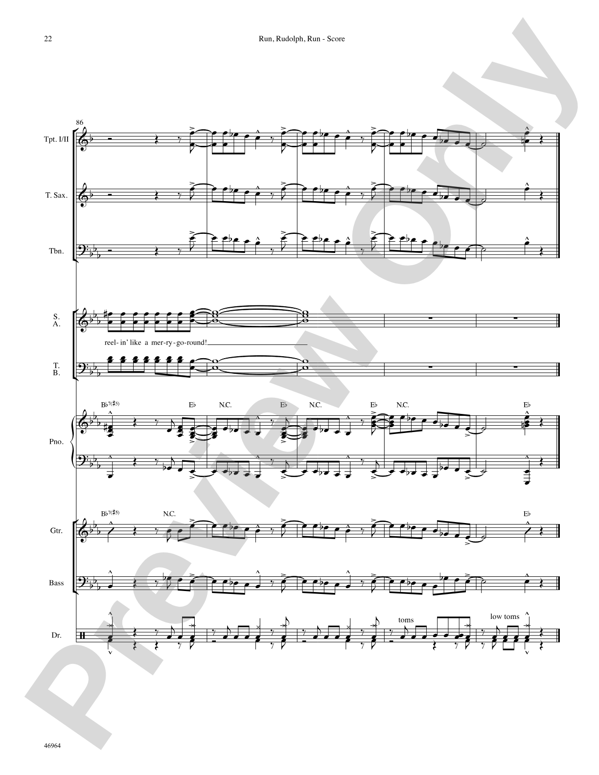 Run, Rudolph, Run: Choral SoundPax