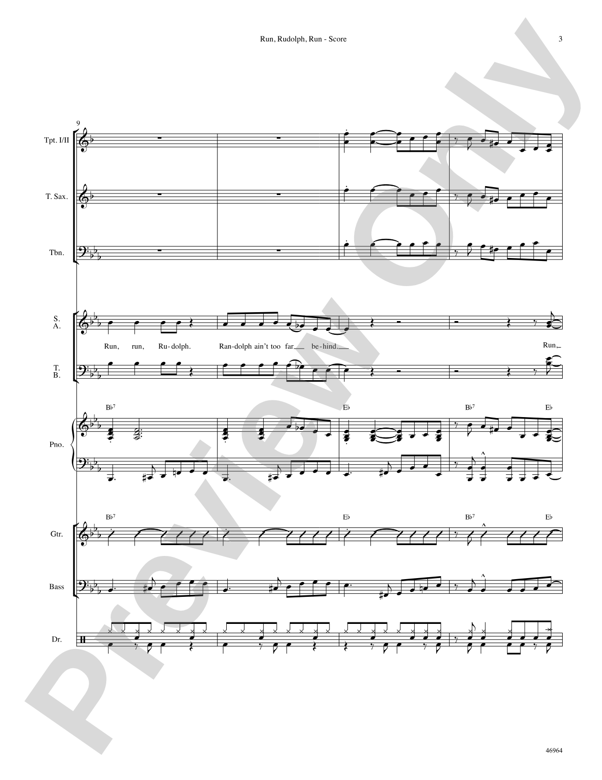 Run, Rudolph, Run: Choral SoundPax