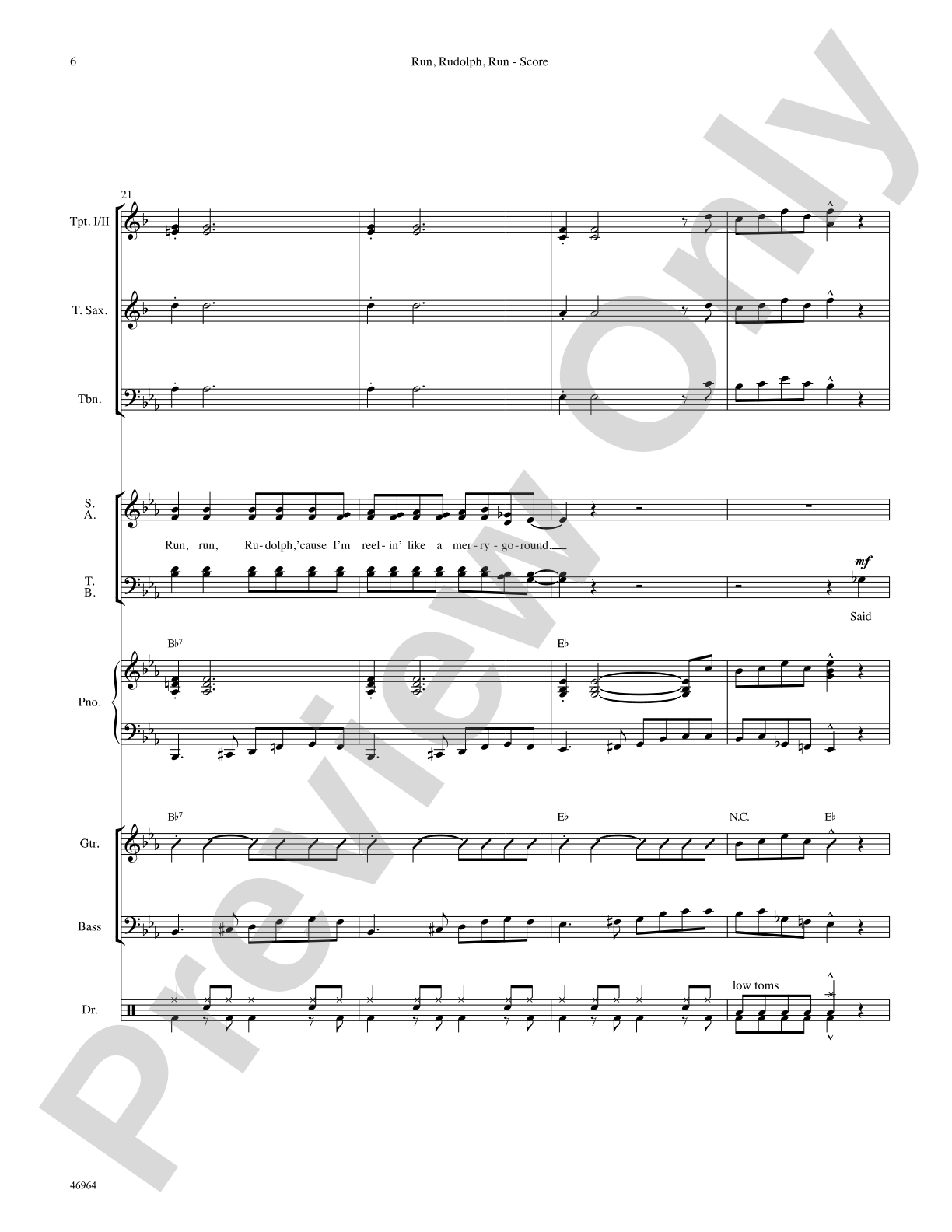 Run, Rudolph, Run: Choral SoundPax