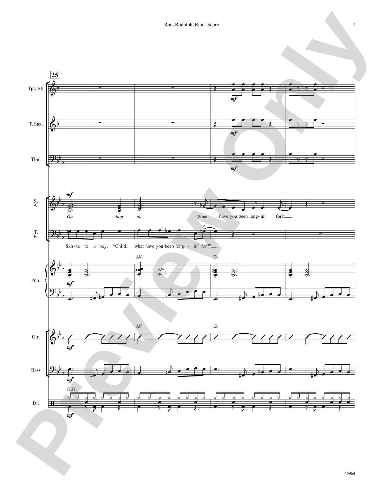 Run, Rudolph, Run: Choral SoundPax