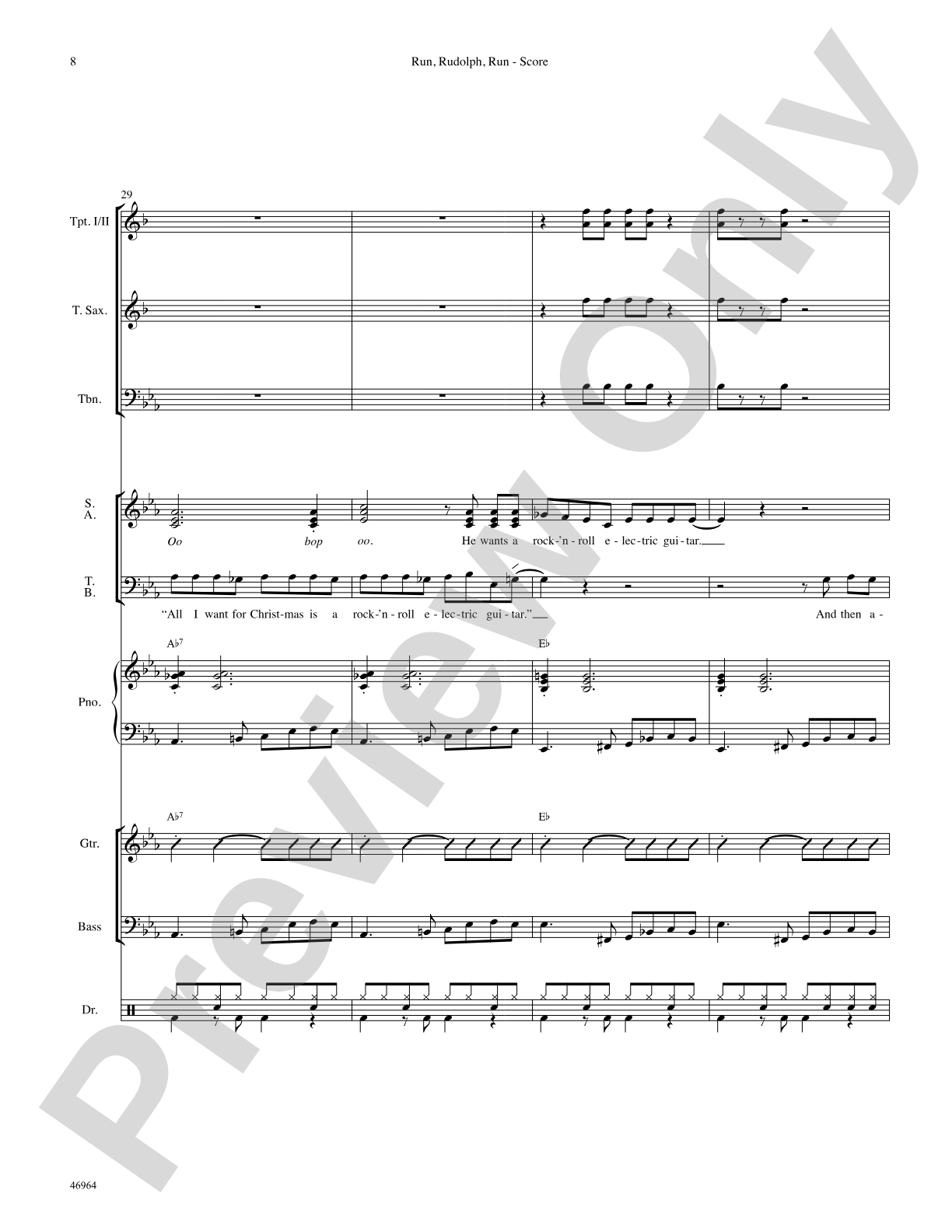 Run, Rudolph, Run: Choral SoundPax