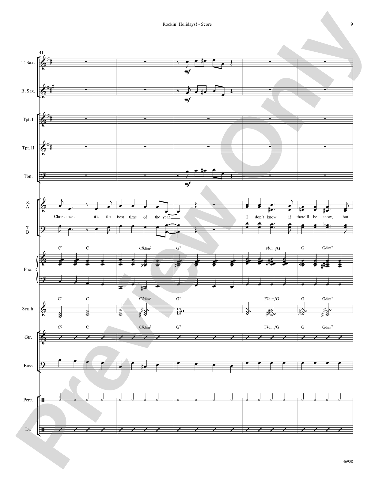 Rockin' Holidays!: Choral SoundPax
