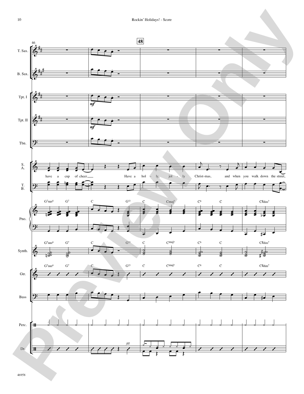 Rockin' Holidays!: Choral SoundPax