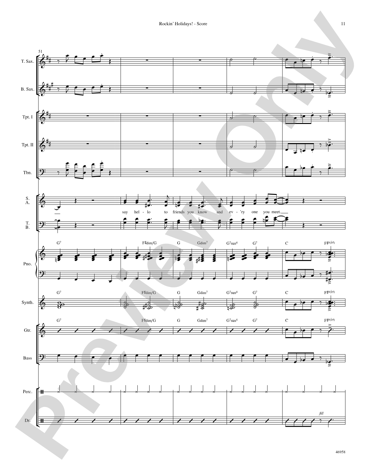 Rockin' Holidays!: Choral SoundPax