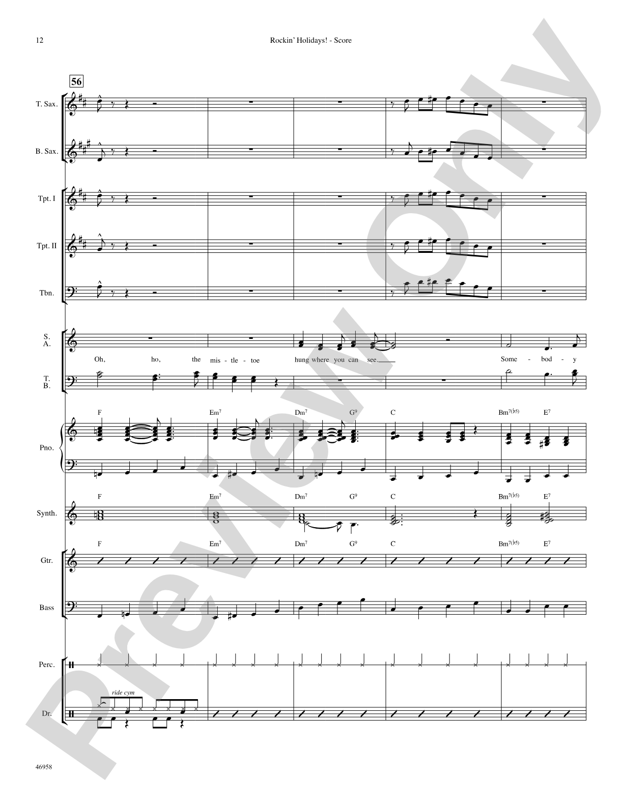 Rockin' Holidays!: Choral SoundPax