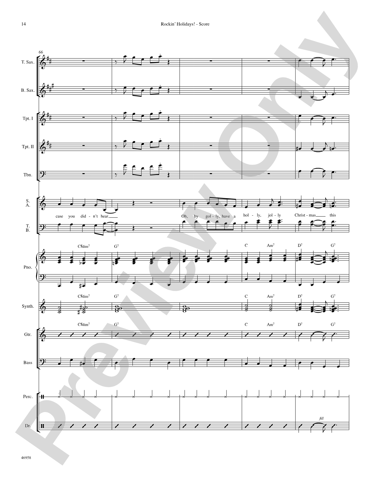 Rockin' Holidays!: Choral SoundPax