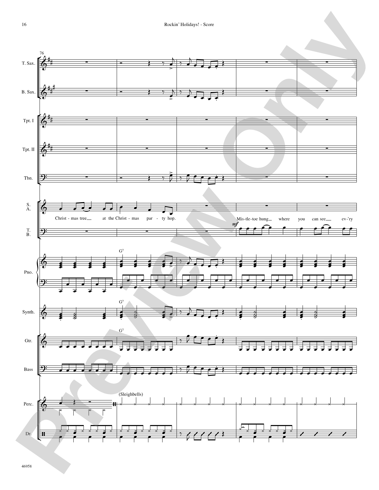 Rockin' Holidays!: Choral SoundPax