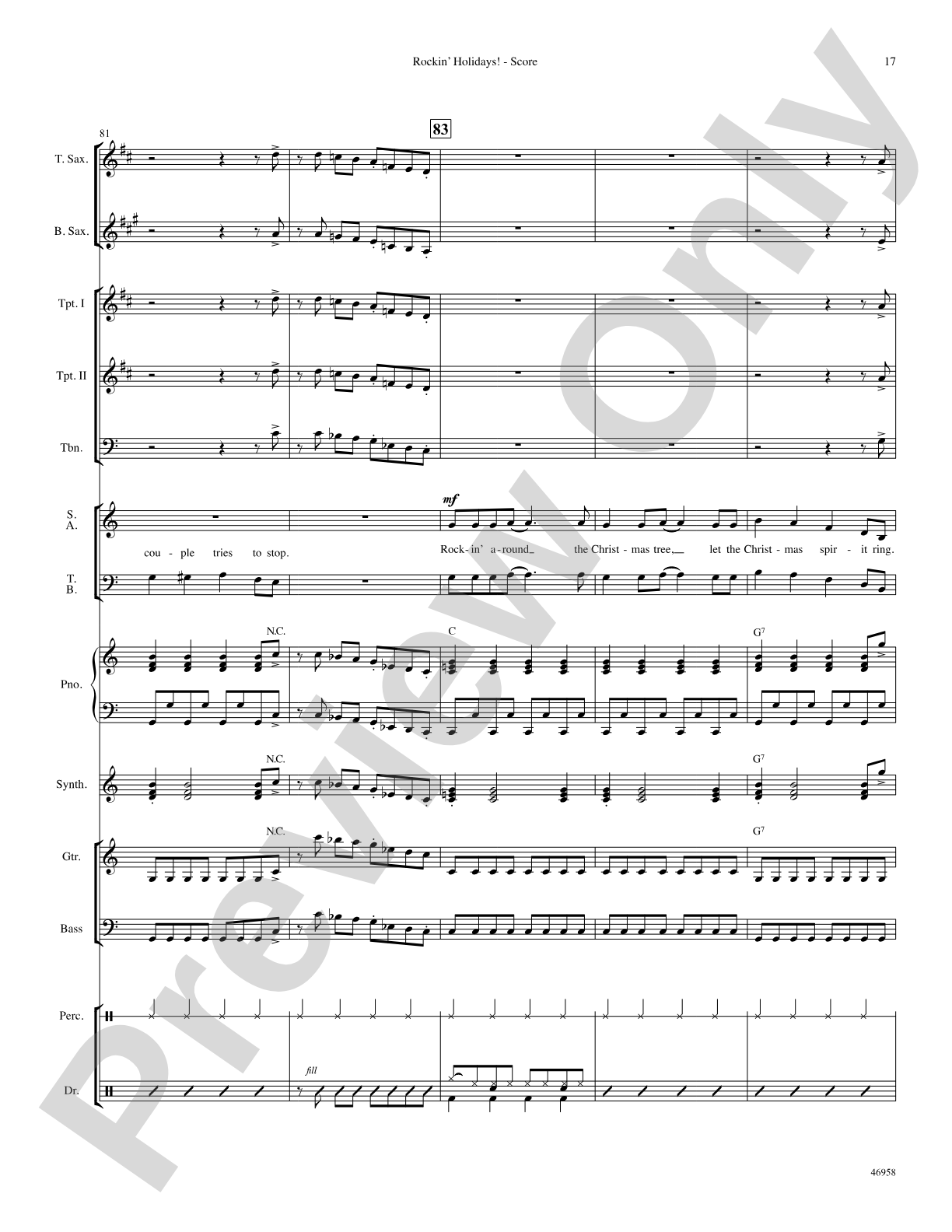 Rockin' Holidays!: Choral SoundPax