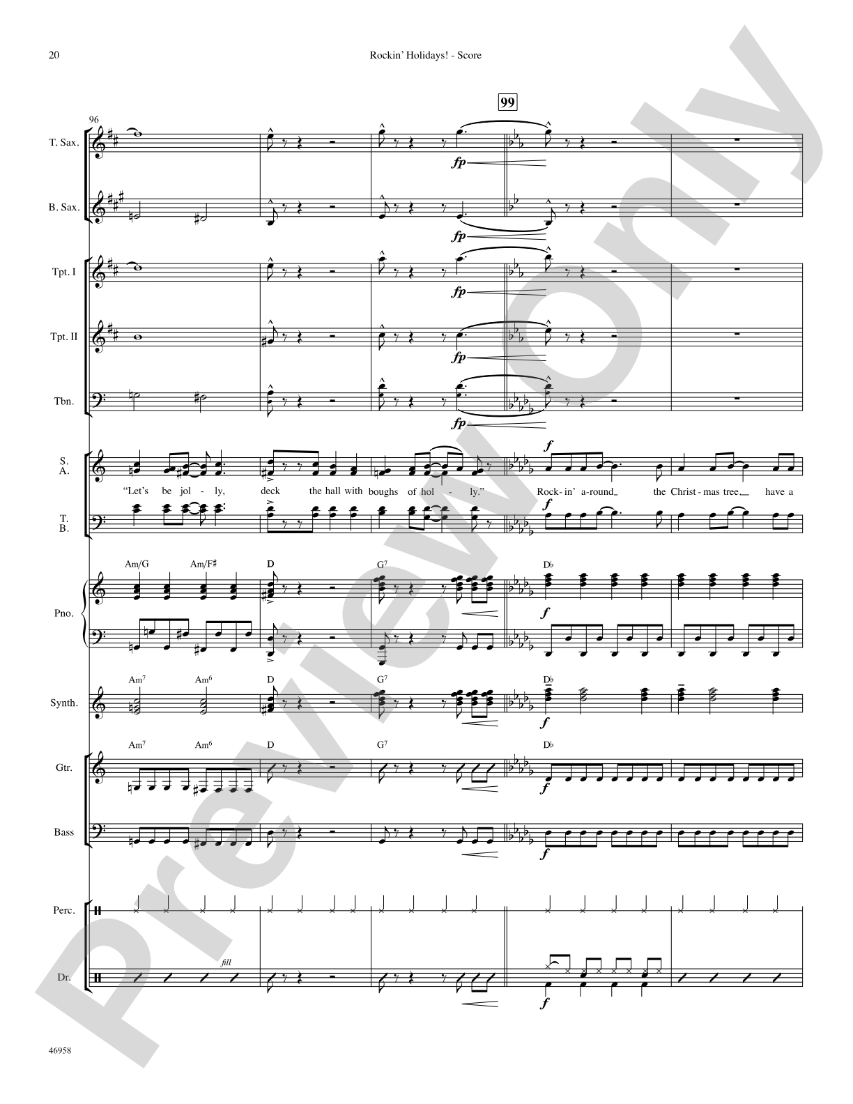 Rockin' Holidays!: Choral SoundPax