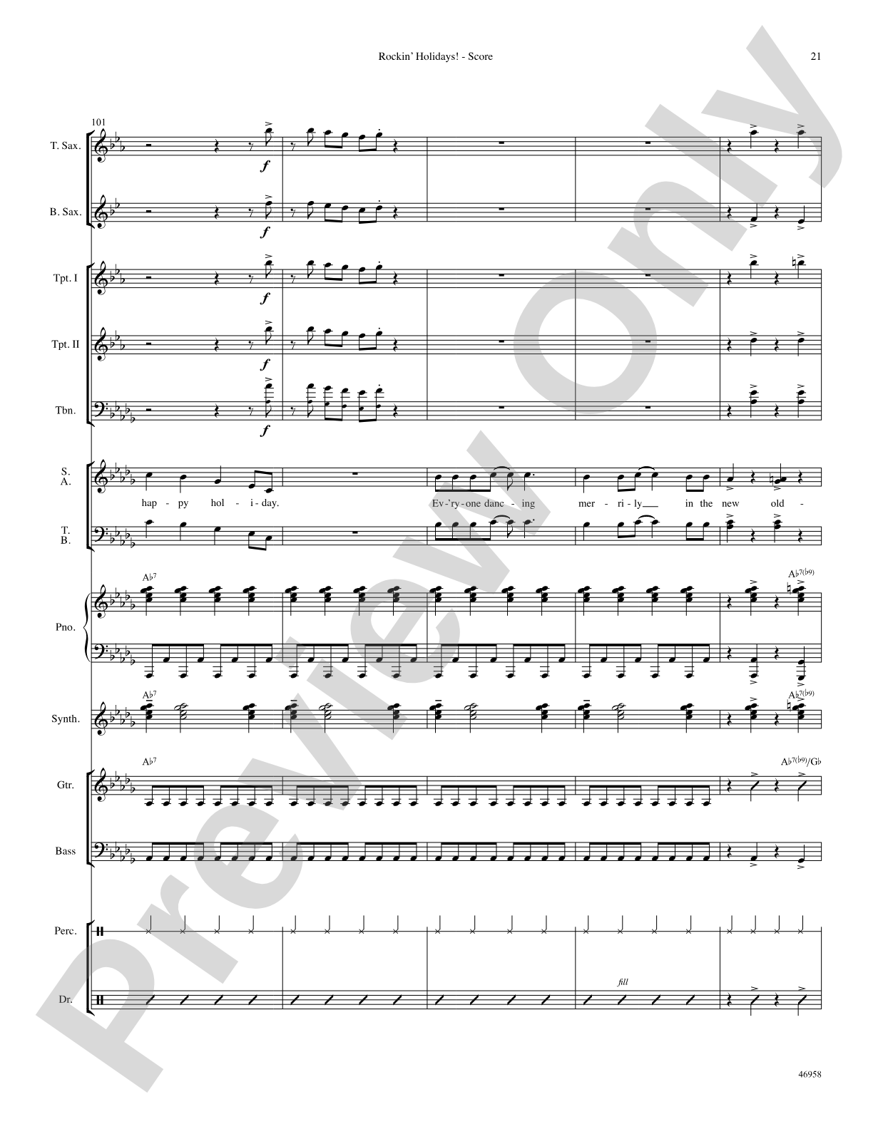Rockin' Holidays!: Choral SoundPax