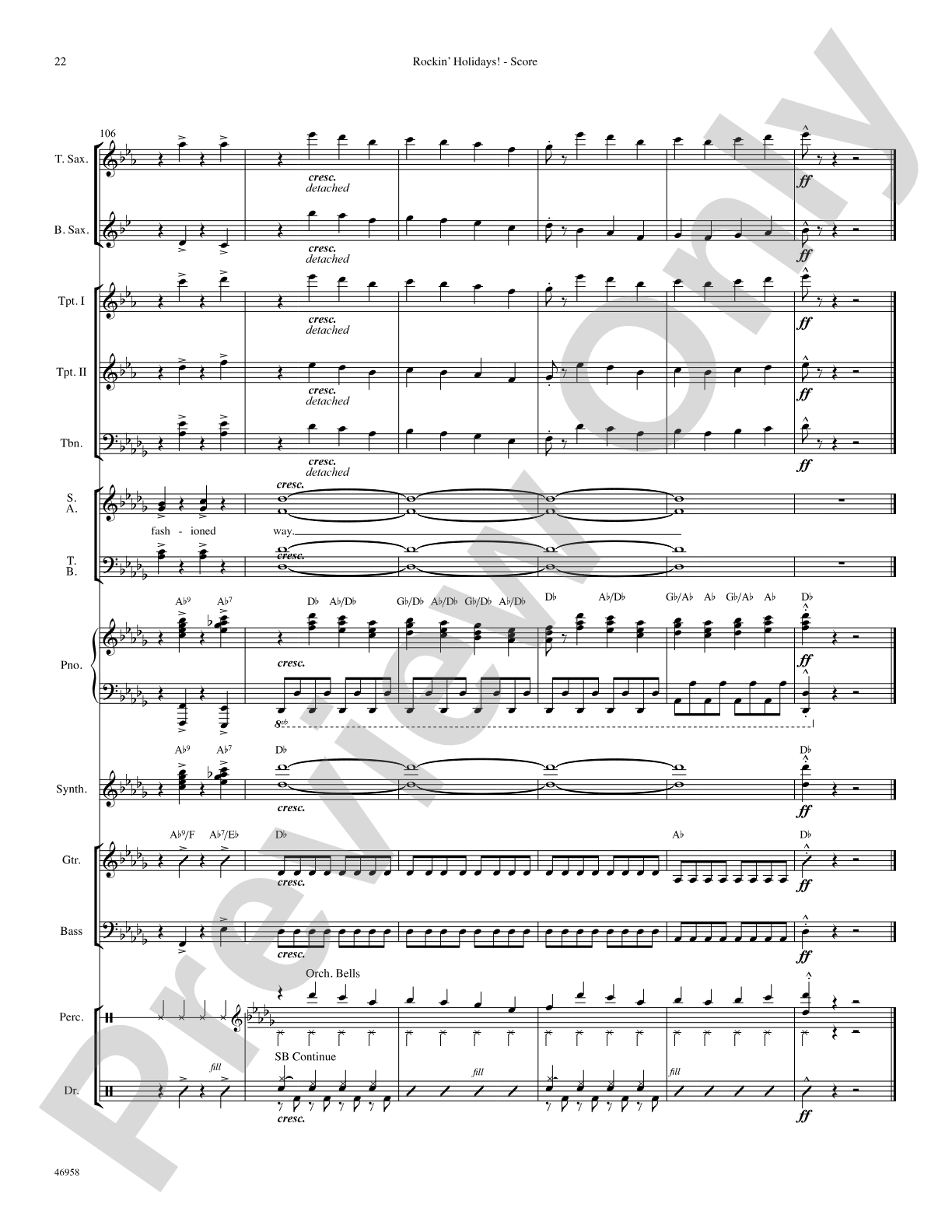 Rockin' Holidays!: Choral SoundPax