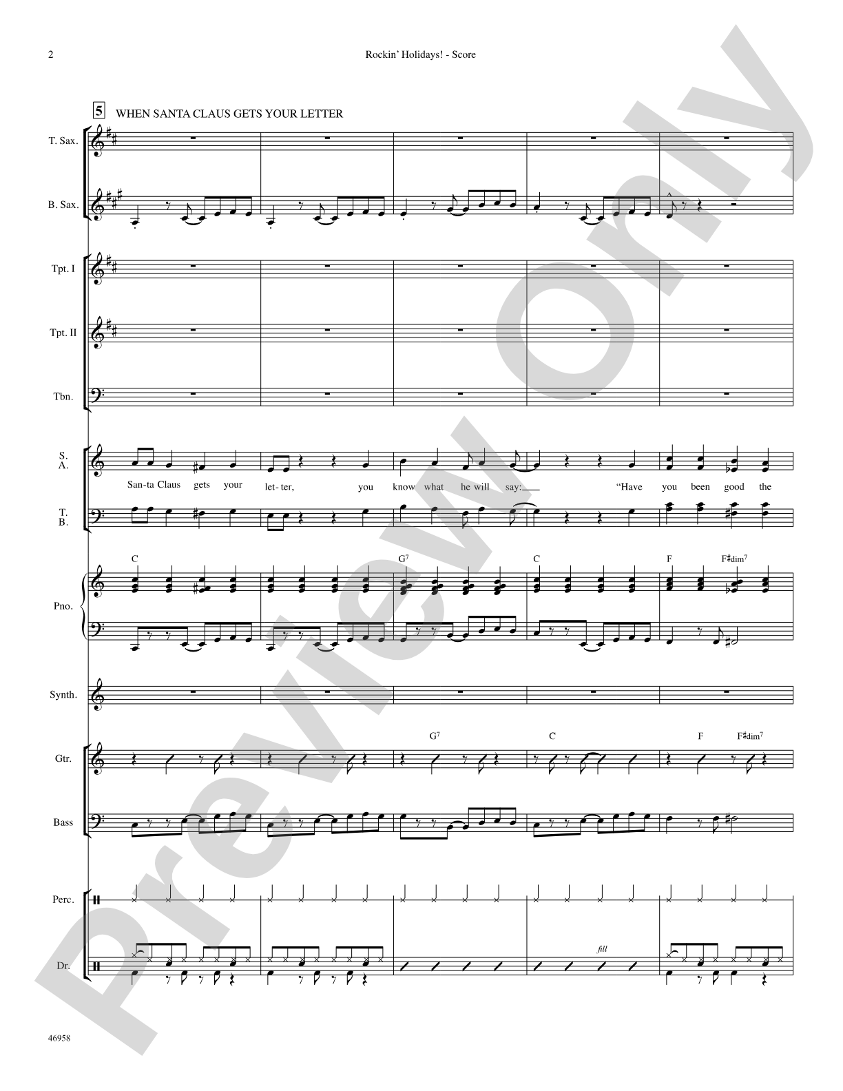 Rockin' Holidays!: Choral SoundPax