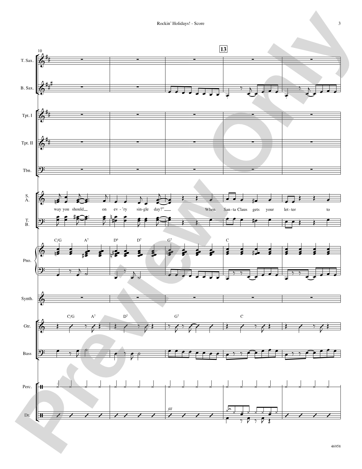 Rockin' Holidays!: Choral SoundPax