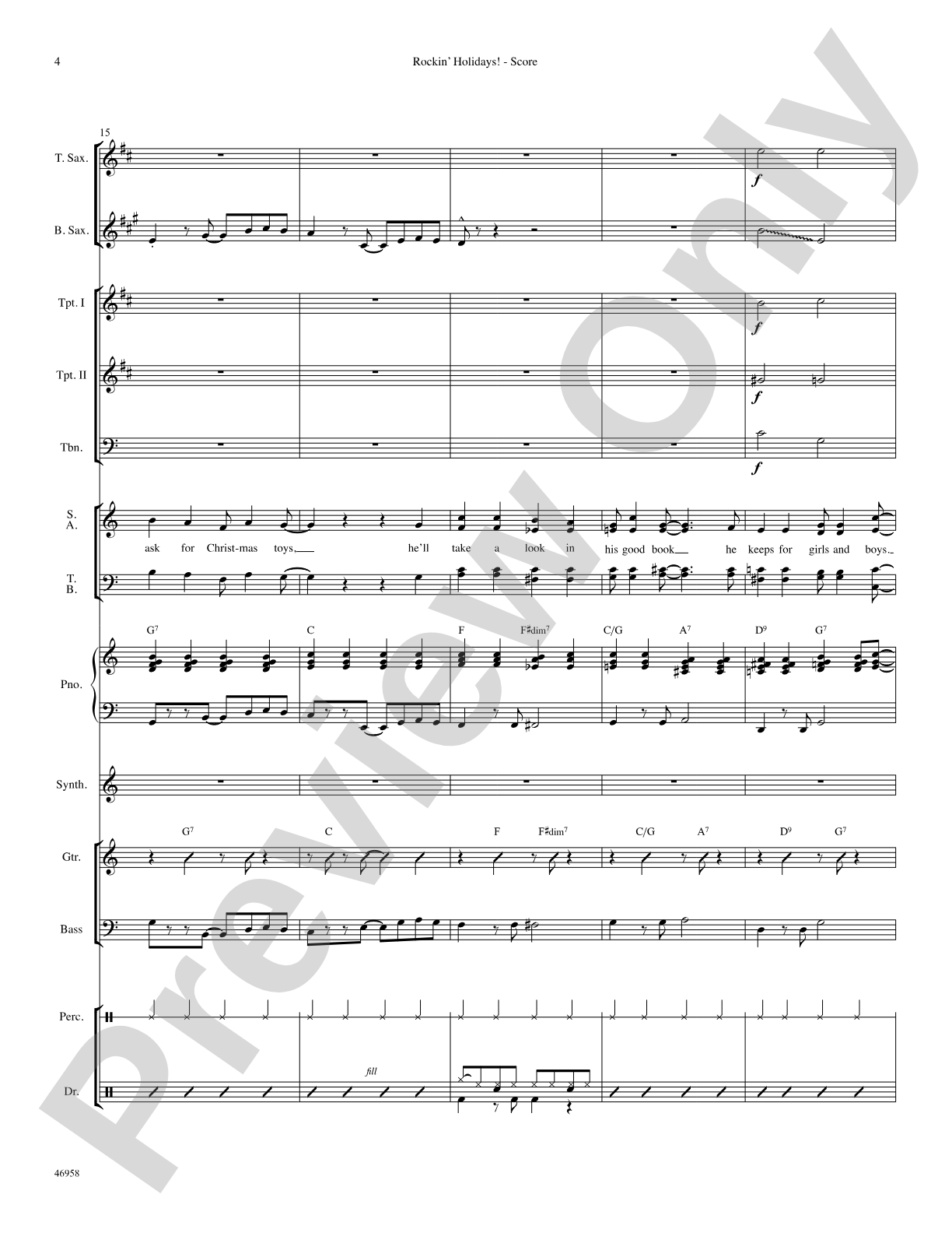 Rockin' Holidays!: Choral SoundPax