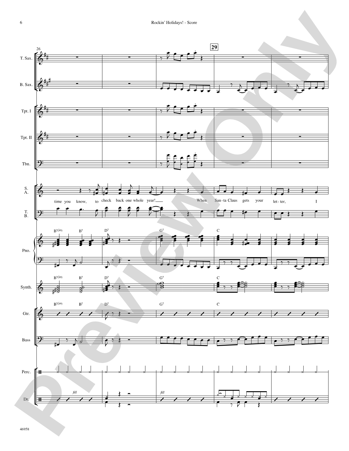 Rockin' Holidays!: Choral SoundPax