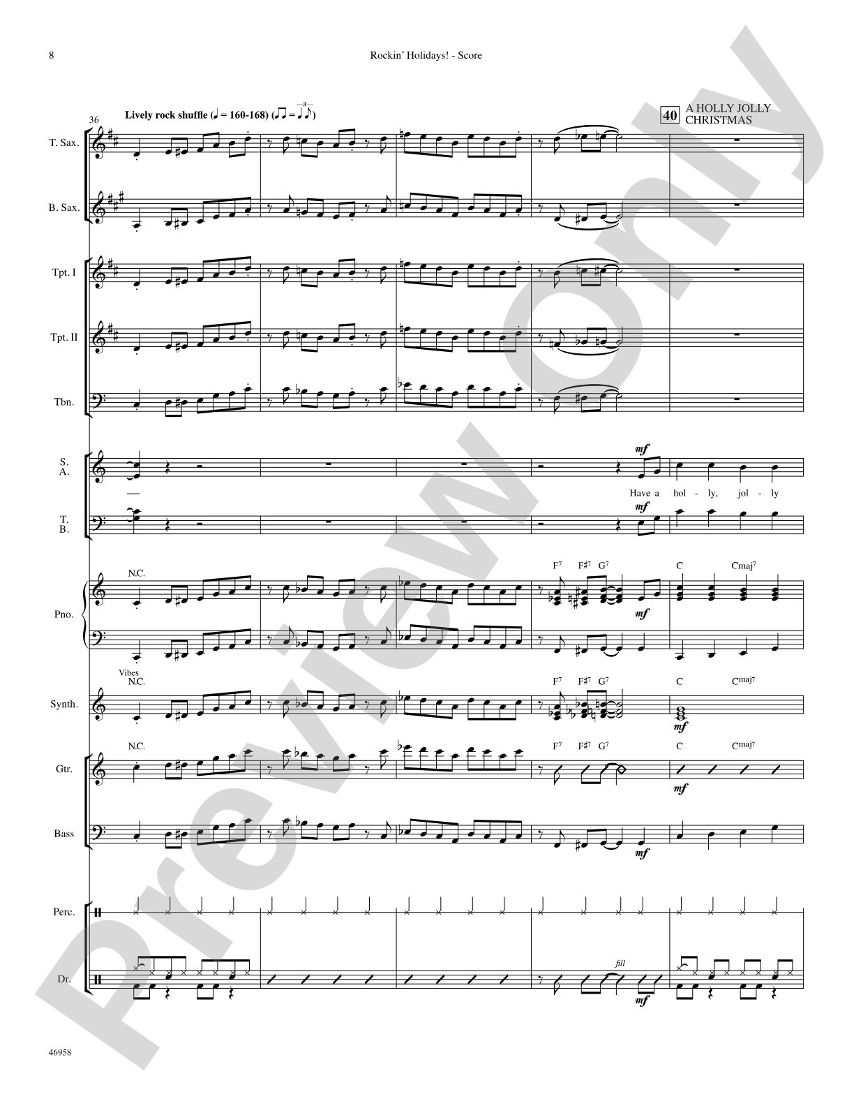Rockin' Holidays!: Choral SoundPax