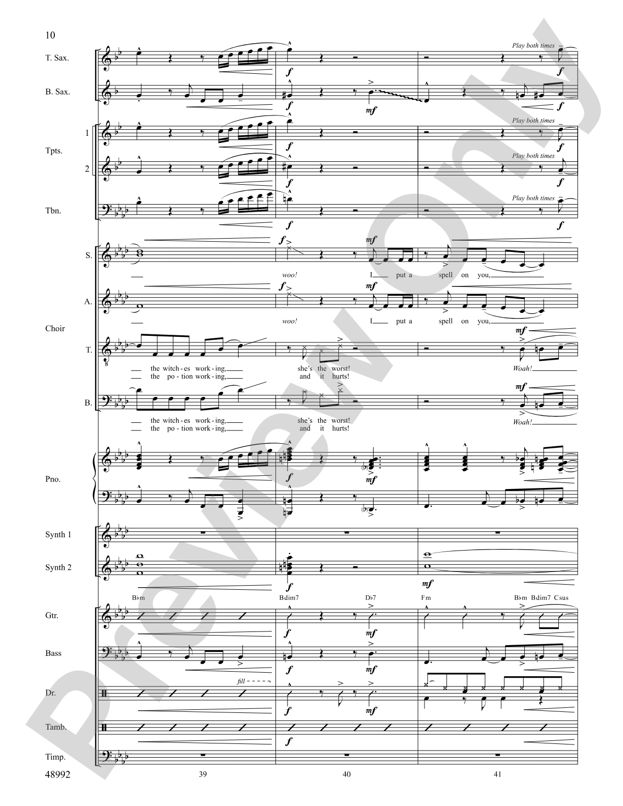 I Put a Spell on You: Choral SoundPax