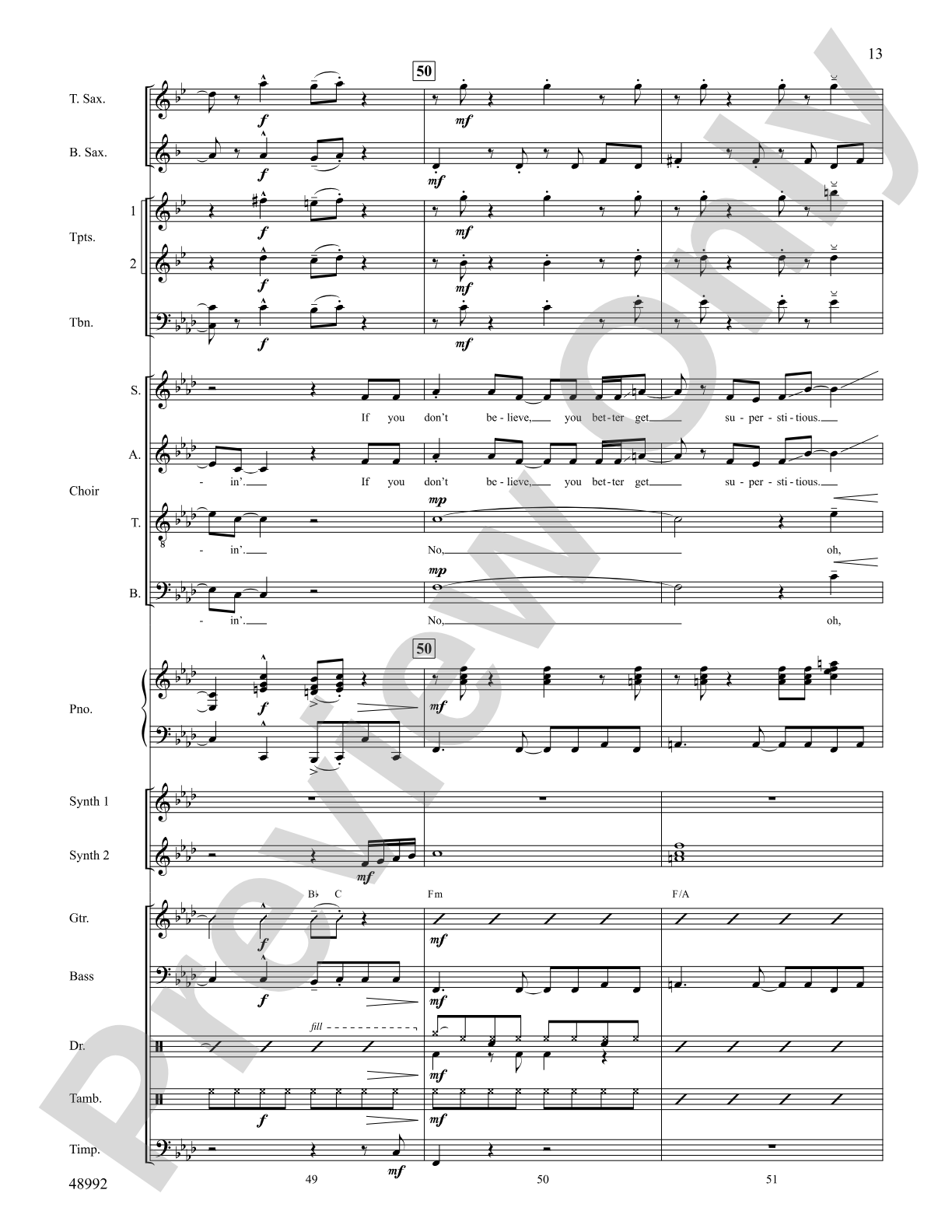 I Put a Spell on You: Choral SoundPax