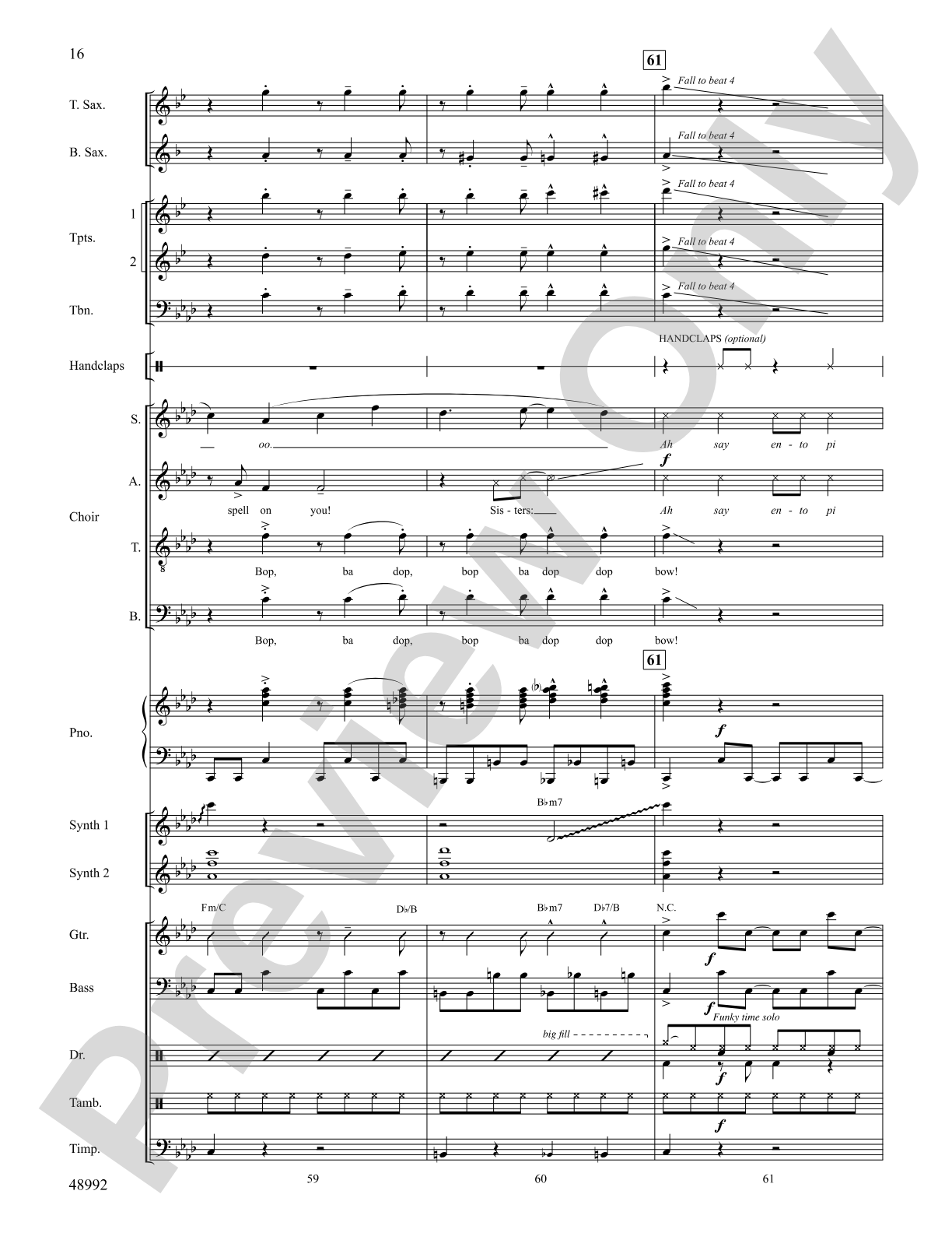 I Put a Spell on You: Choral SoundPax