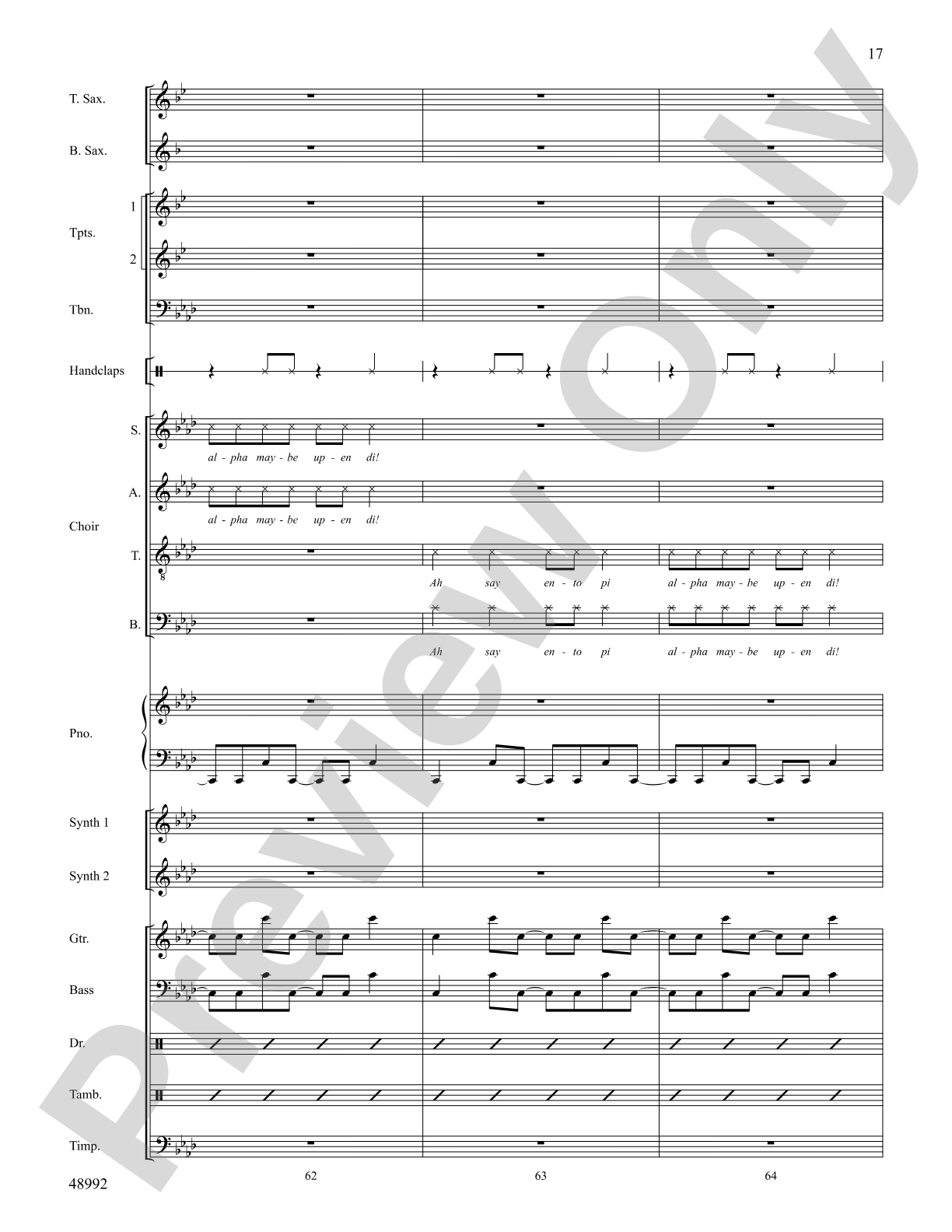 I Put a Spell on You: Choral SoundPax