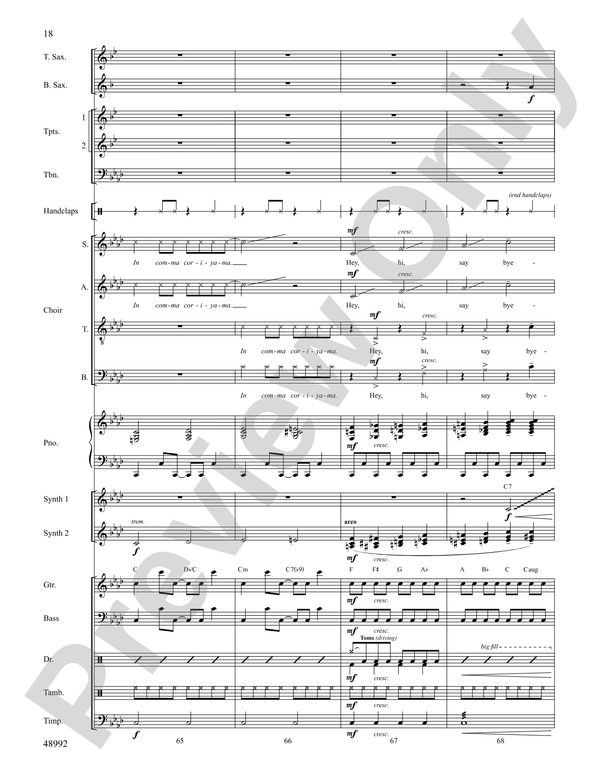 I Put a Spell on You: Choral SoundPax