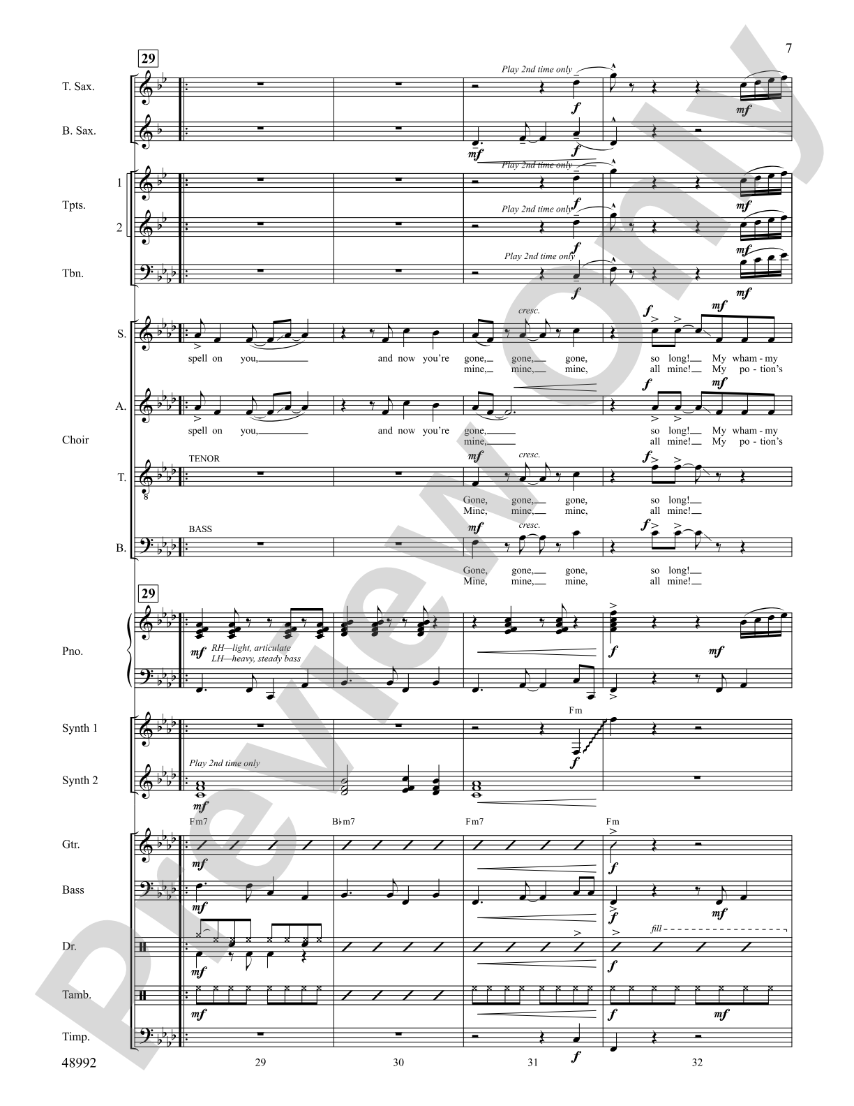 I Put a Spell on You: Choral SoundPax