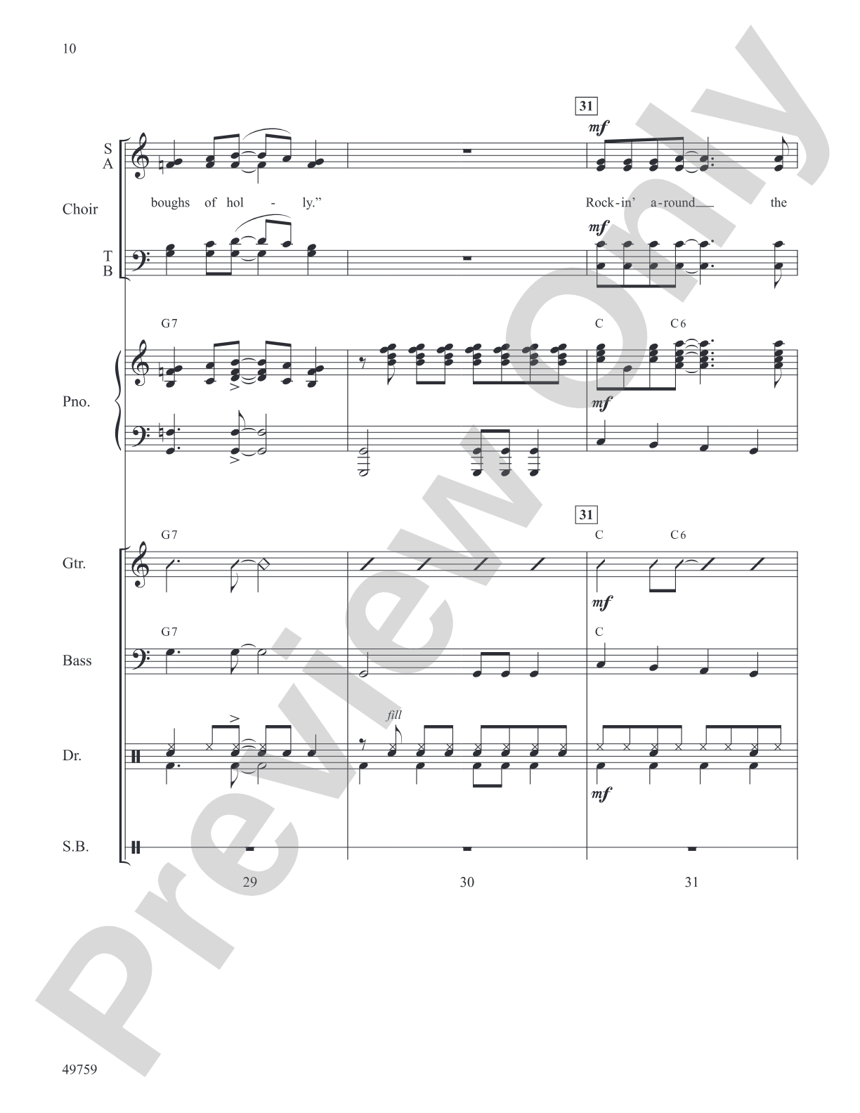 Rockin' Around the Christmas Tree with Jingle Bell Rock: Choral SoundPax