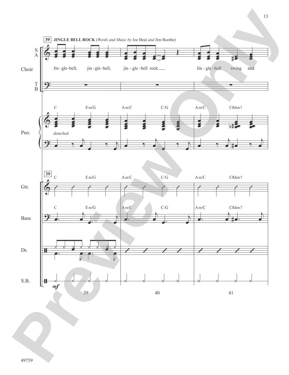 Rockin' Around the Christmas Tree with Jingle Bell Rock: Choral SoundPax