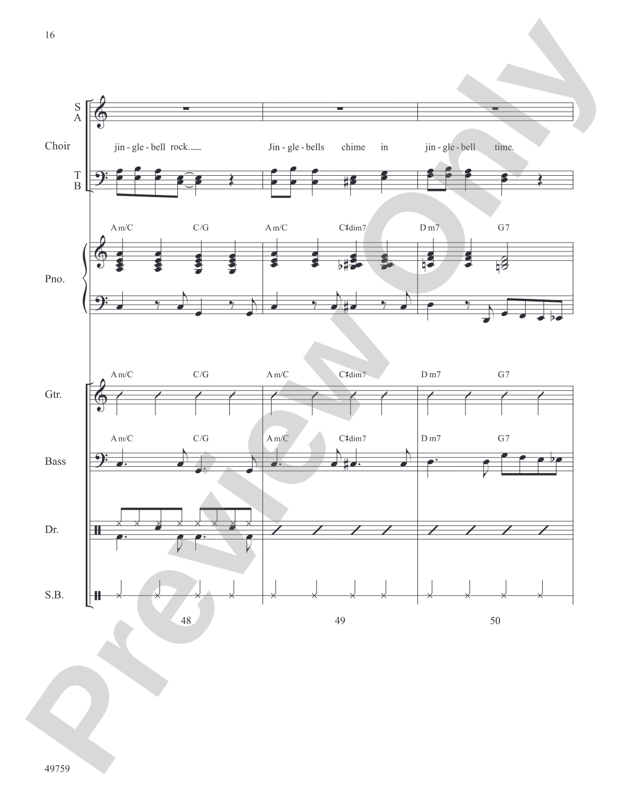 Rockin' Around the Christmas Tree with Jingle Bell Rock: Choral SoundPax