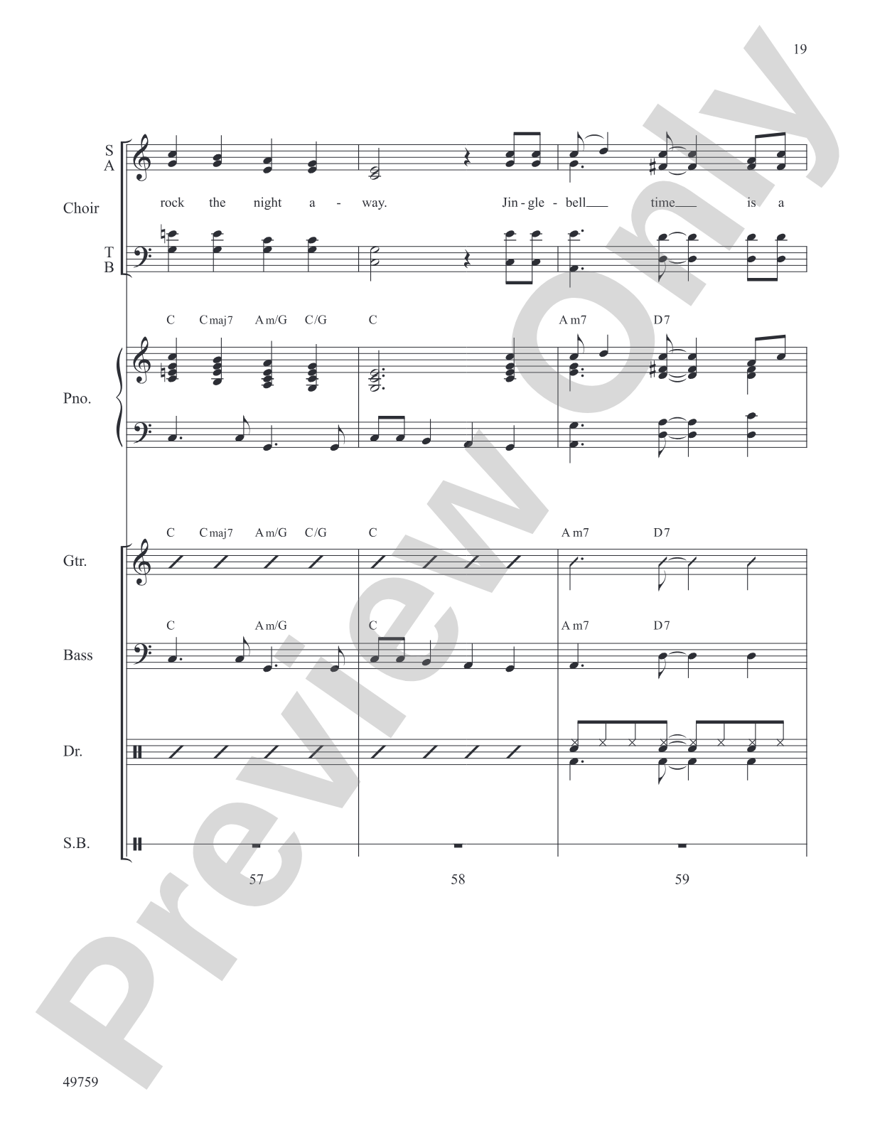 Rockin' Around the Christmas Tree with Jingle Bell Rock: Choral SoundPax